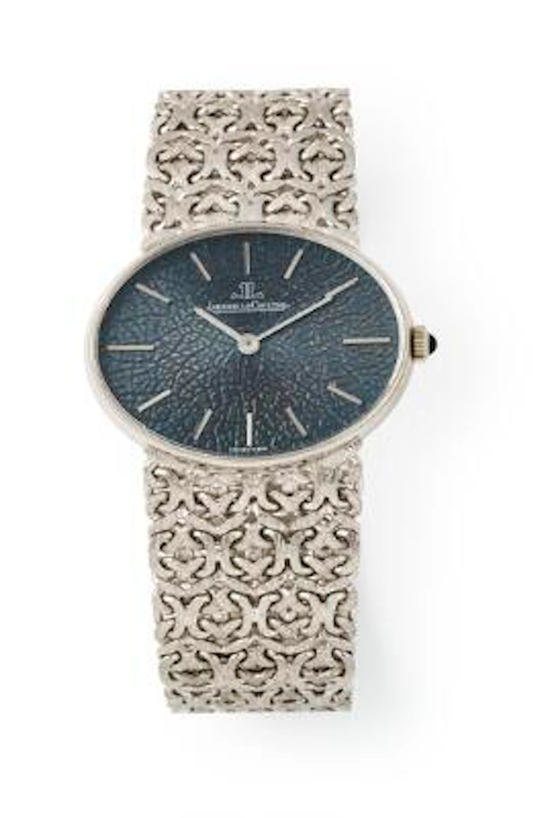 Jaeger-LeCoultre: 18k white gold with hammered gold dial, ref. 433