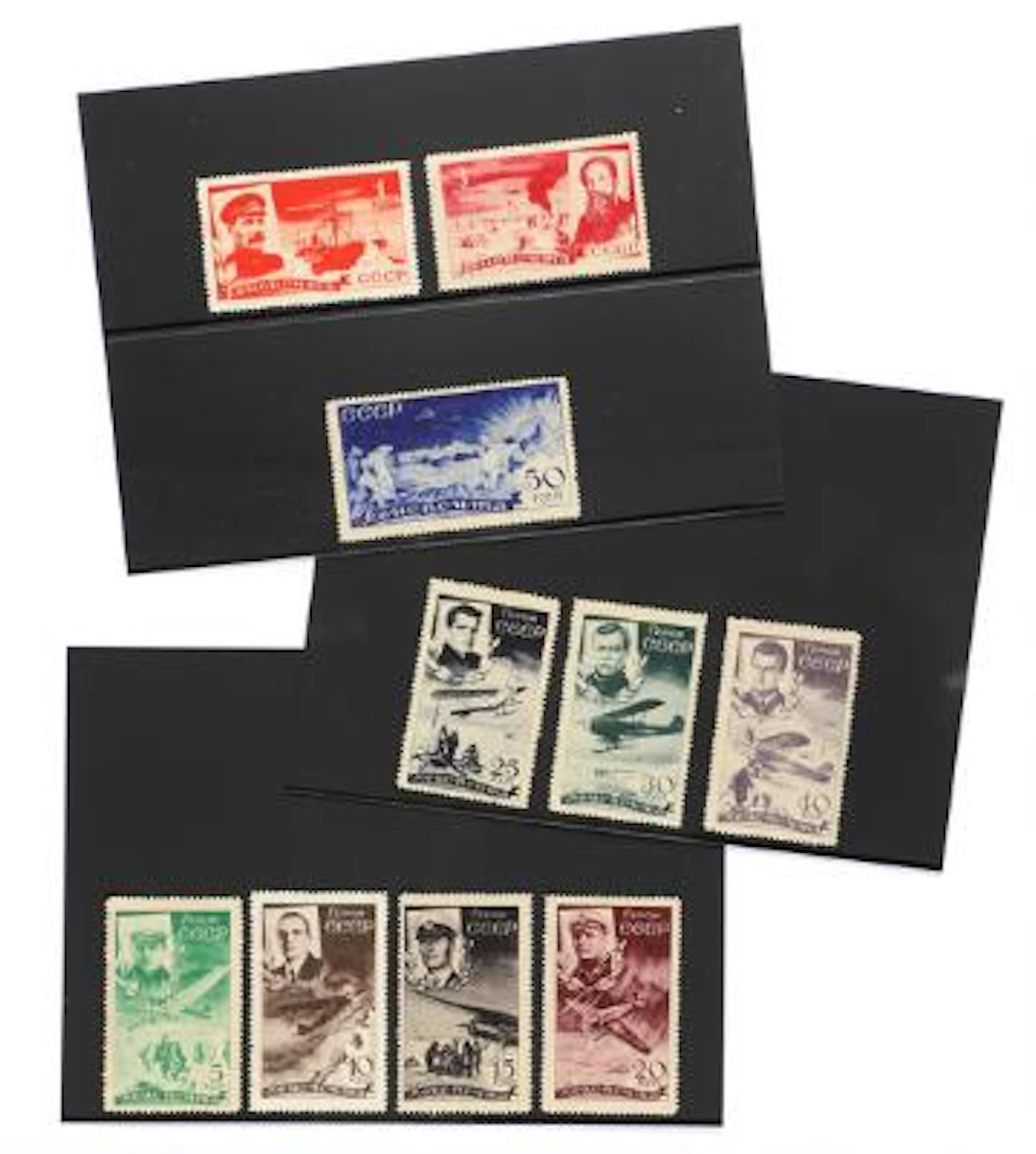 Soviet Union. 1935. Rescue of Chelyuskin Crew. Complete set, mint