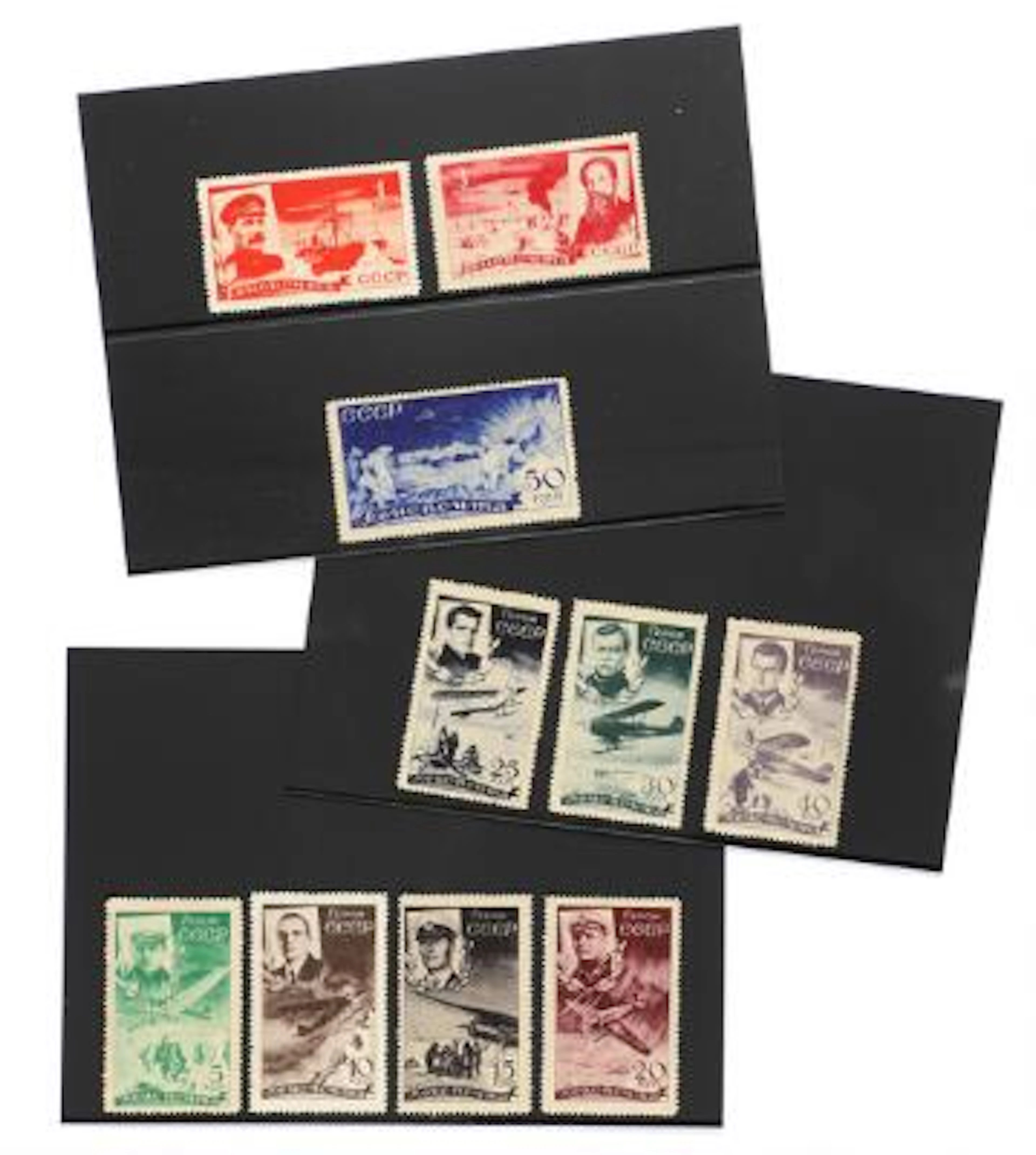 Soviet Union. 1935. Rescue of Chelyuskin Crew. Complete set, mint