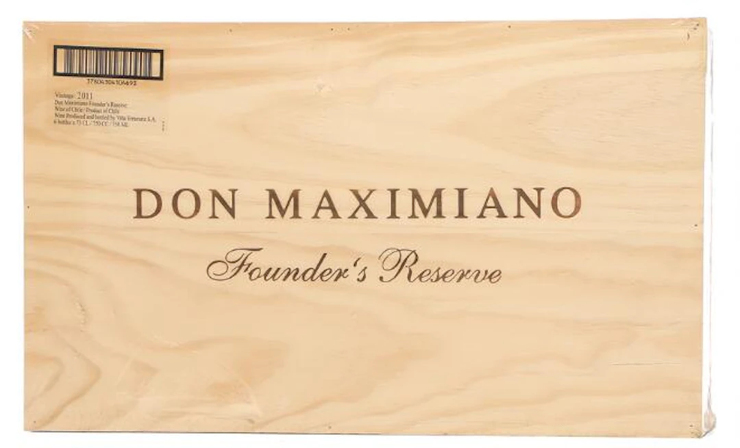 6 bts. Cabernet Sauvignon "Don Maximiano Founder's Reserve", Errazuriz