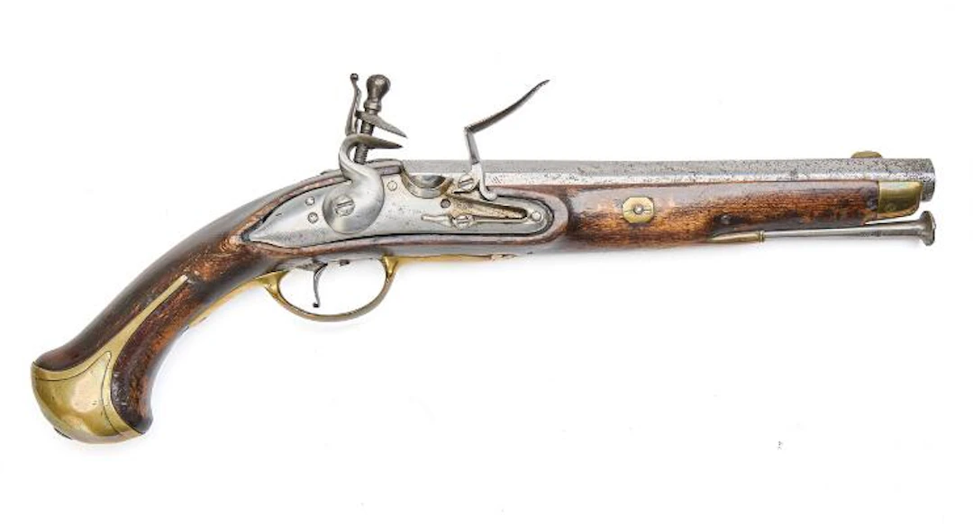 Danish naval pistol, Model 1751/1808, shortened and modified. – Bruun