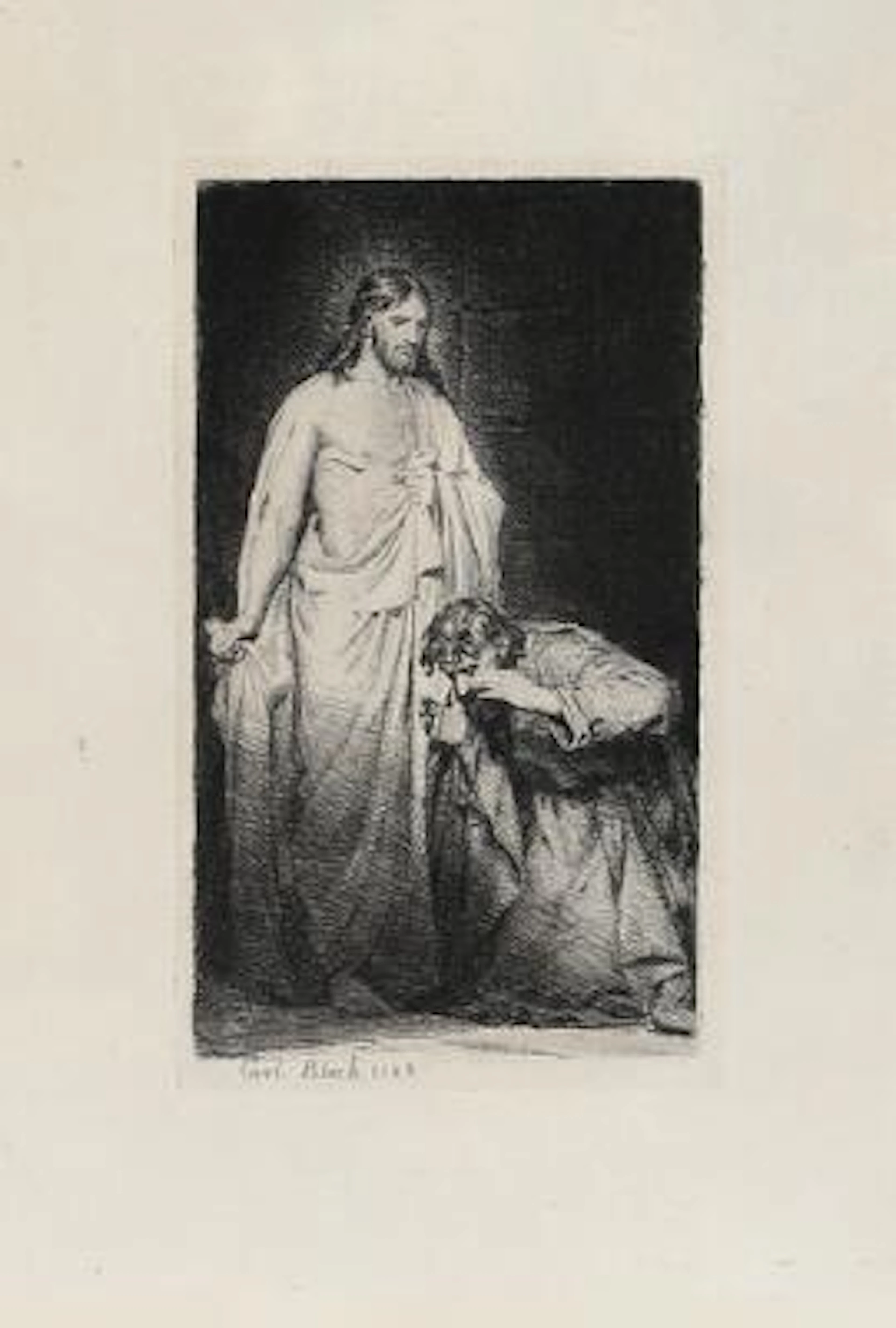 Carl Bloch: “Christus og den vantro Thomas”. Christ and the doubting