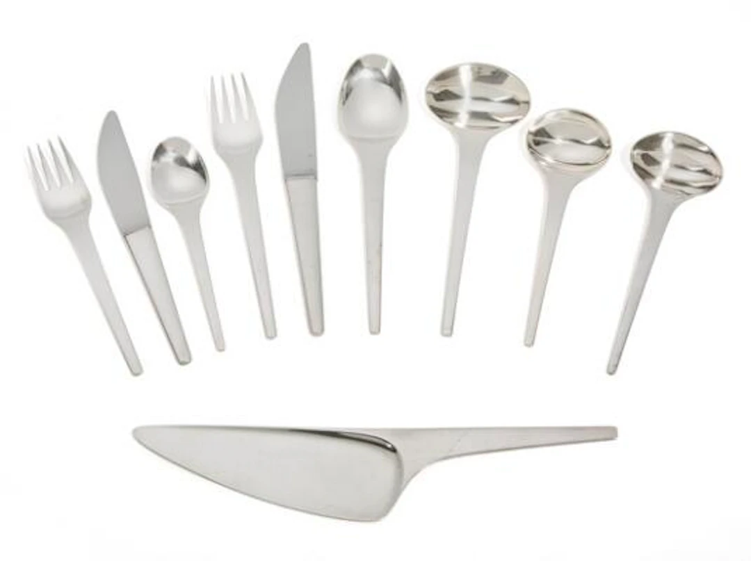 Henning Koppel: "Caravel". Sterling silver cutlery. Georg Jensen after