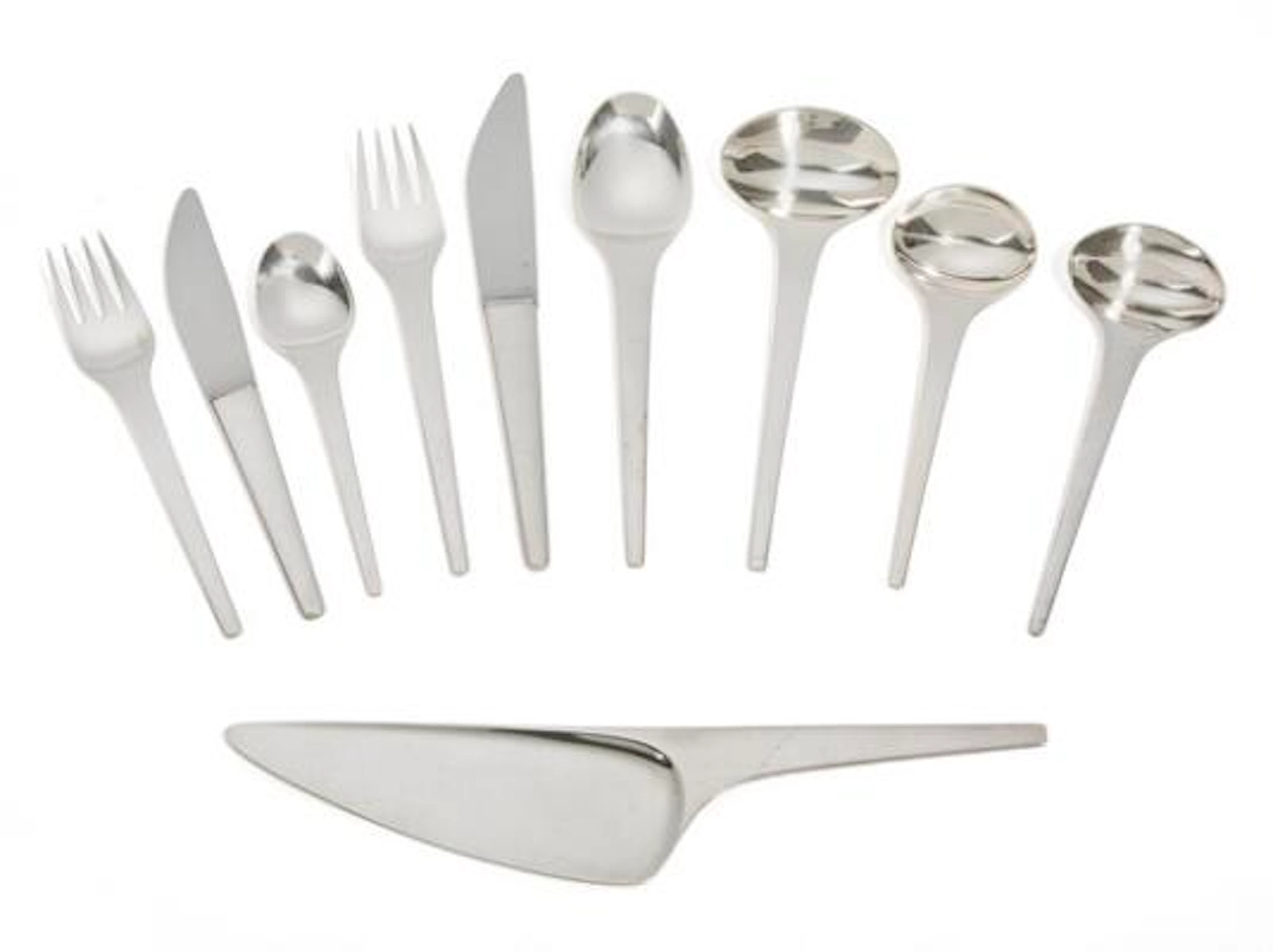 Henning Koppel: "Caravel". Sterling silver cutlery. Georg Jensen after