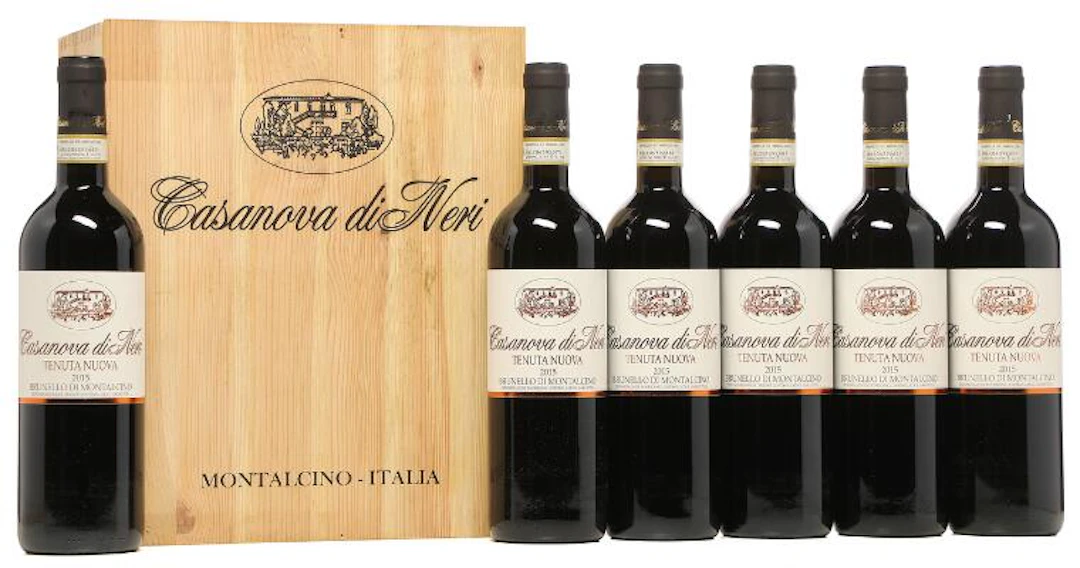 6 bts. Brunello di Montalcino "Tenuta Nuova", Casanova di Neri 2015