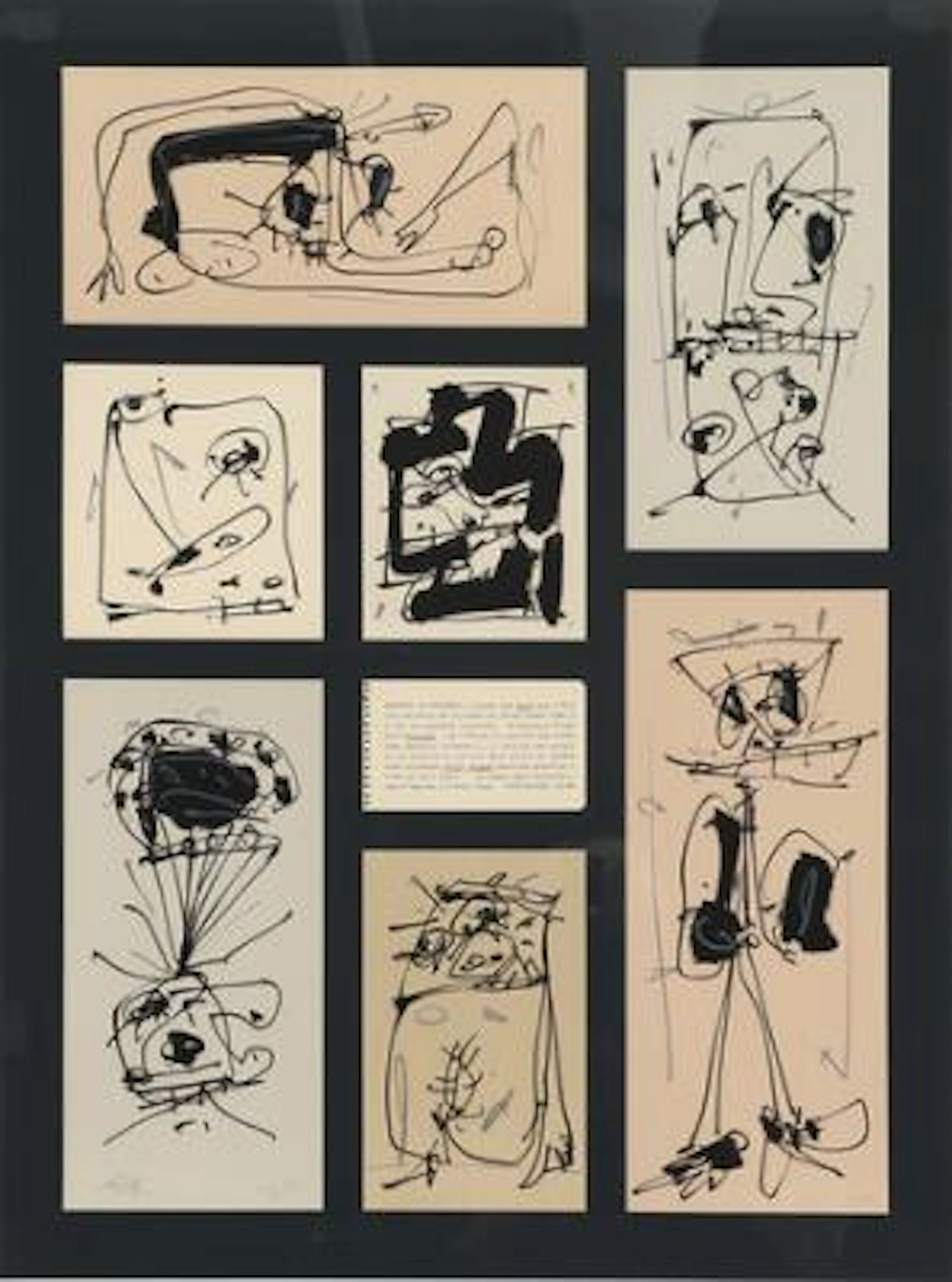Antonio Saura: "Placard", 1976. – Bruun Rasmussen Auctioneers