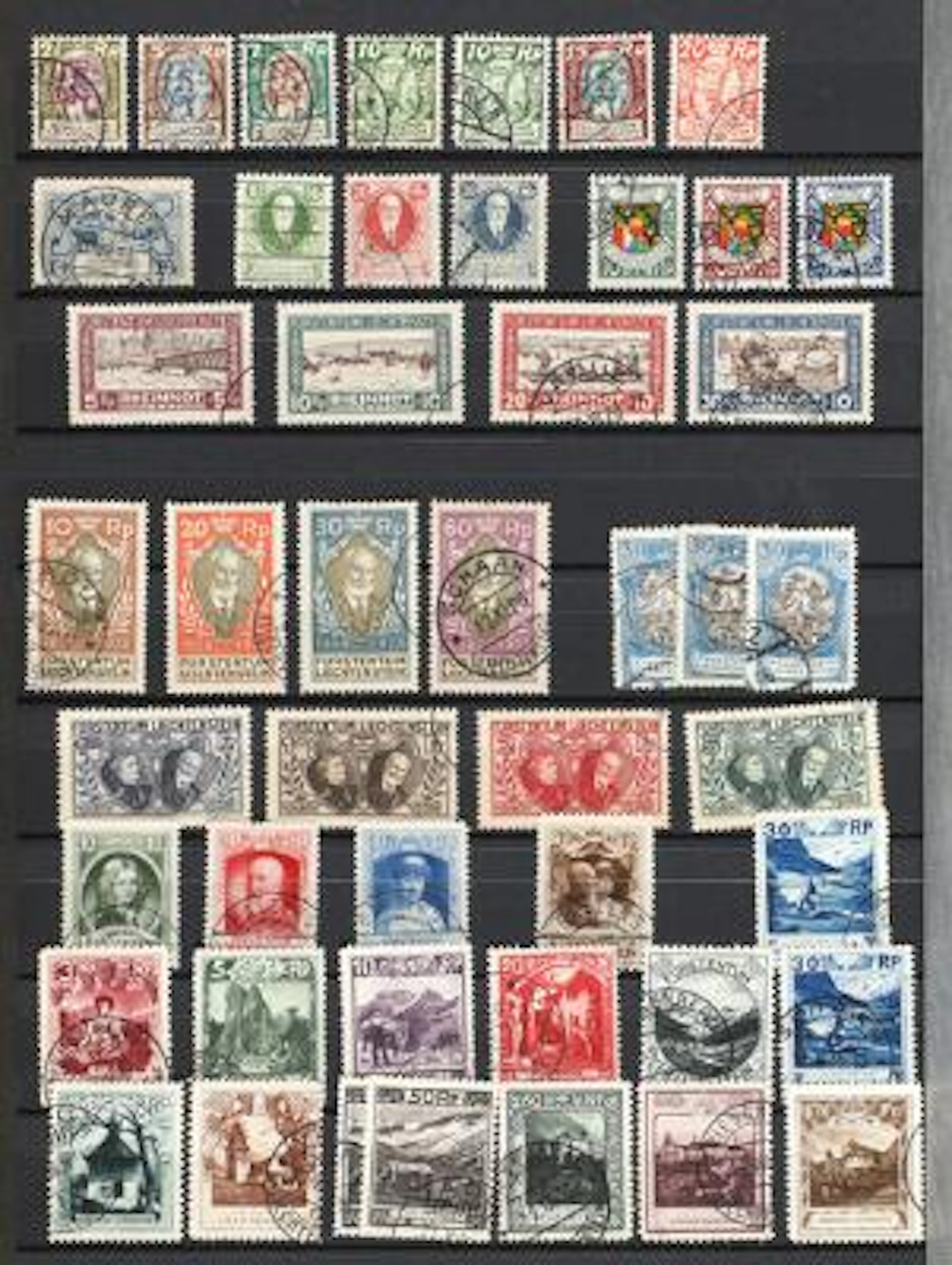 Liechtenstein. 1912-2003. Very well filled used collection in a stockbook