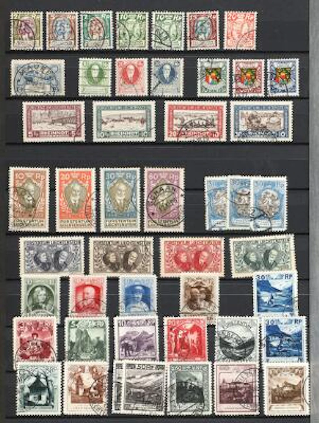 Liechtenstein. 1912-2003. Very well filled used collection in a stockbook