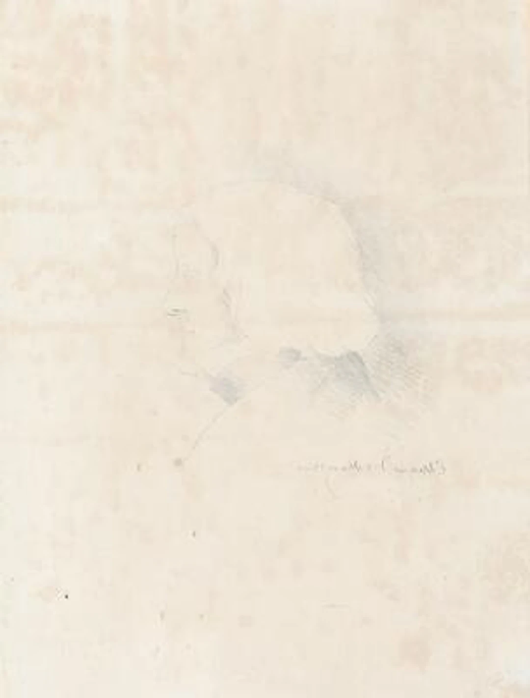 Ernst Meyer: Portrait og Bertel Thorvaldsen, 1844. Signed in the print.