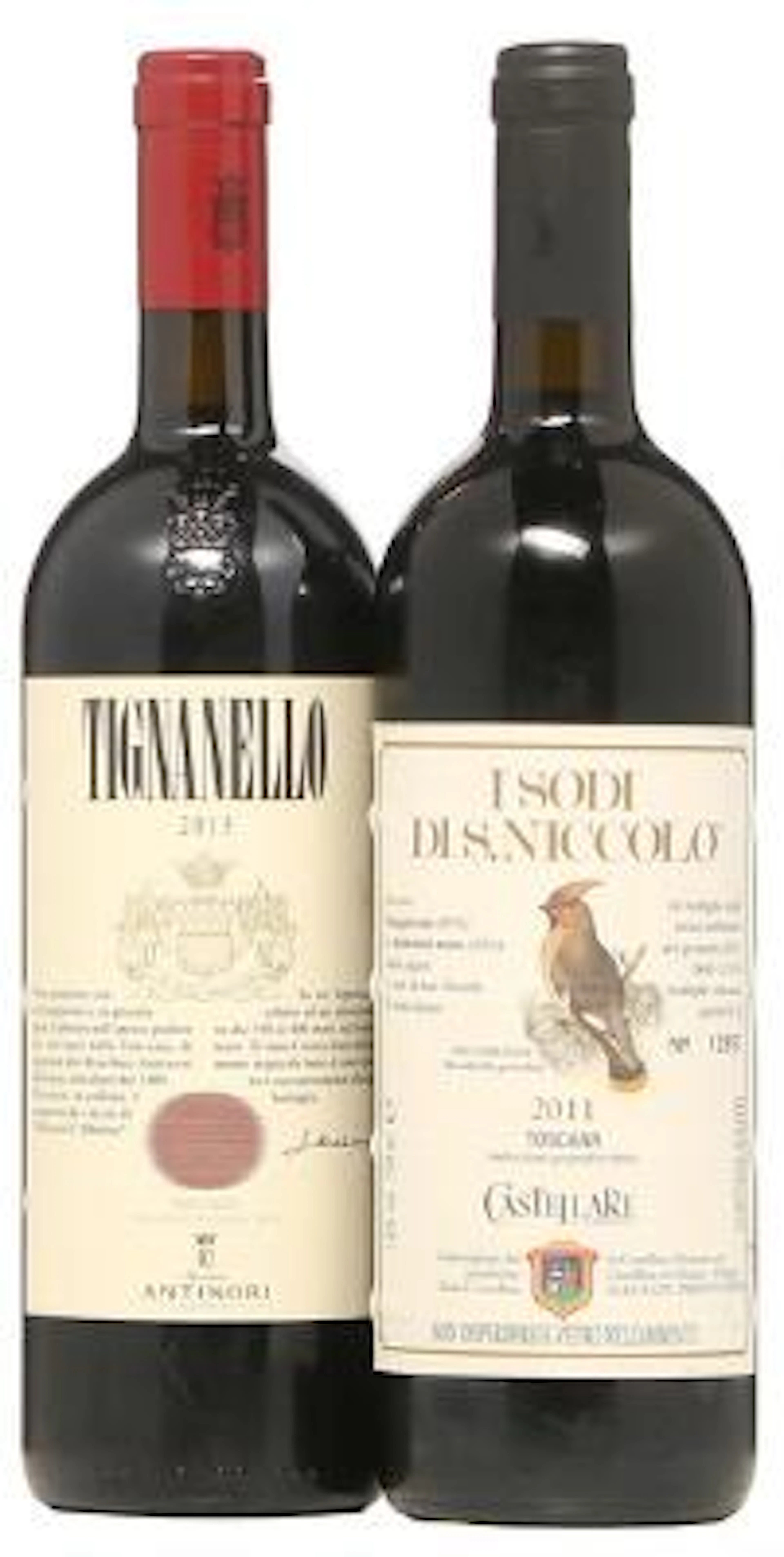 1 bt. Tignanello, Antinori, Toscana 2013 A (hf/in). etc. Total 2 bts.