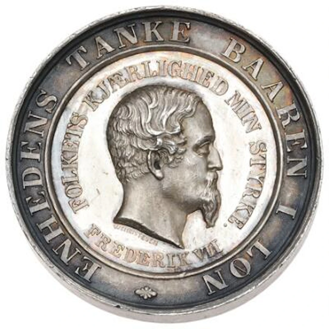 Frederik VII and Carl XV, "The People's Love is My Strength" and "The