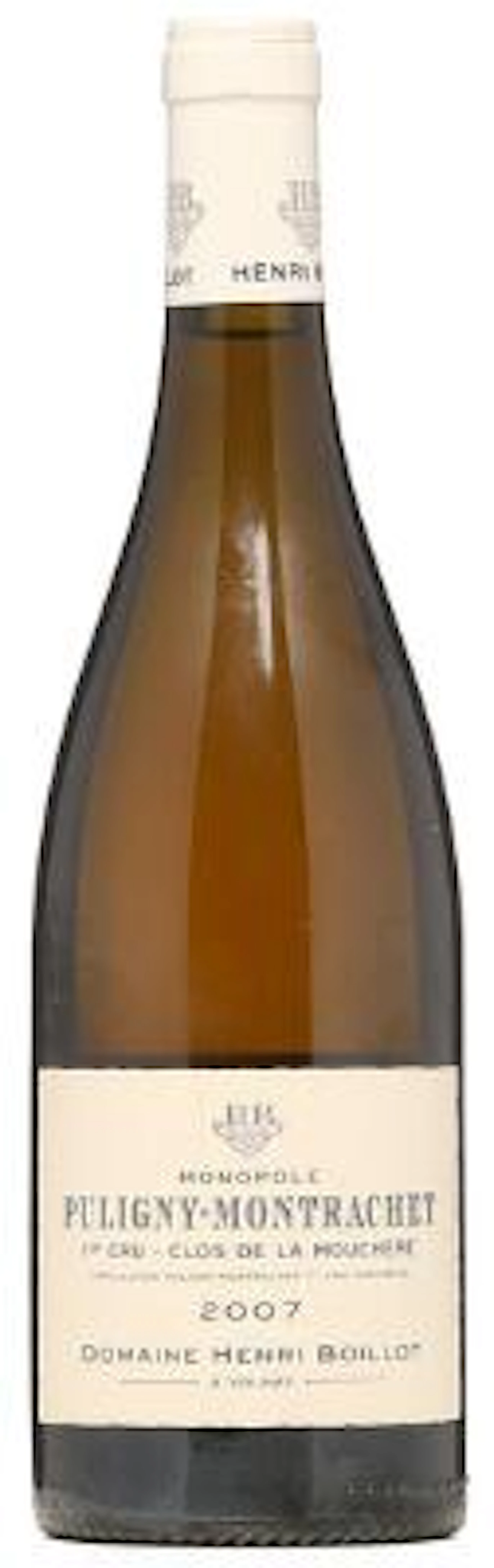1 bt. Puligny Montrachet 1. Cru "Clos de la Mouchére", Domaine Henri