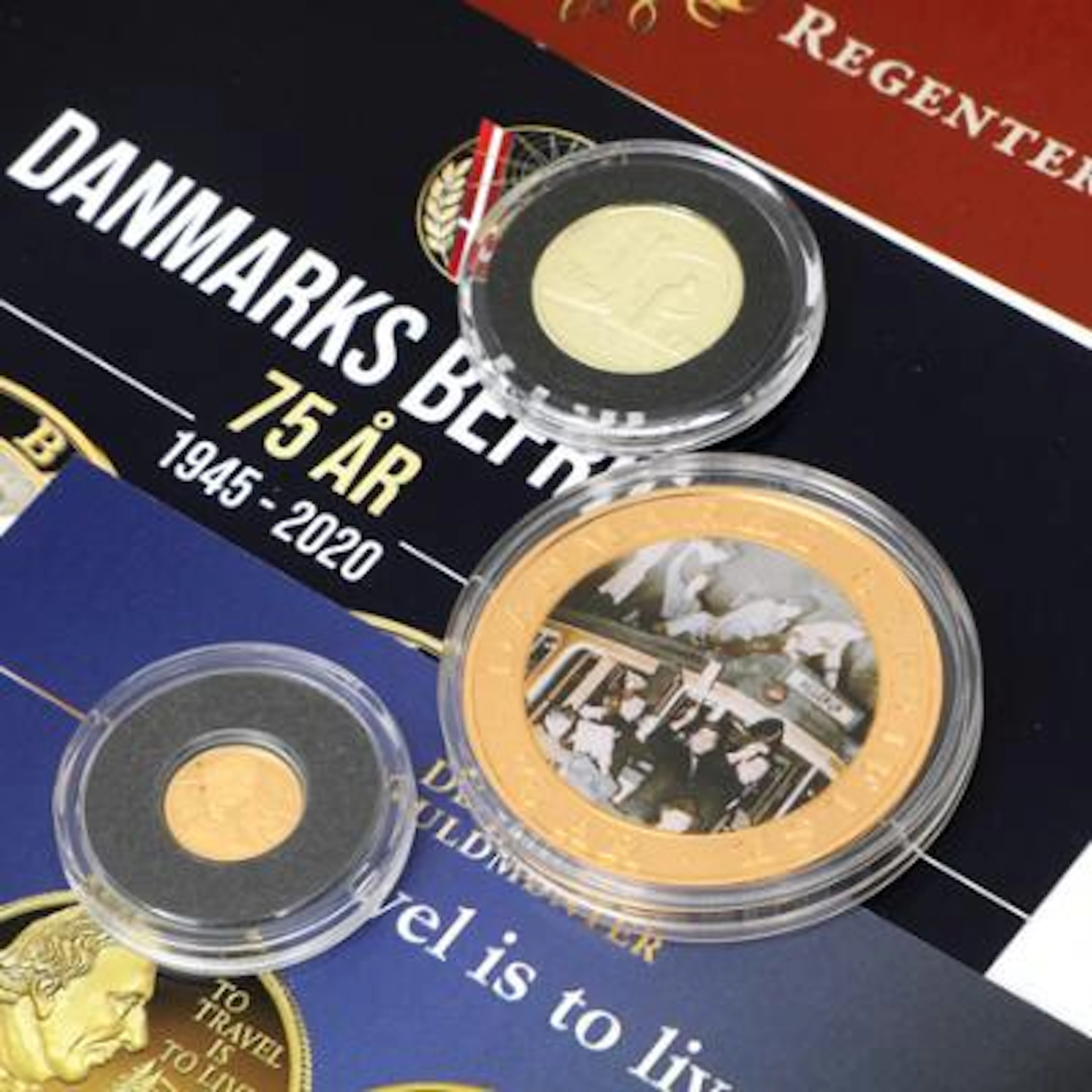 Margrethe II, Crown Prince Frederik 40 years birthday, Au, 4.8 g (750/1000);
