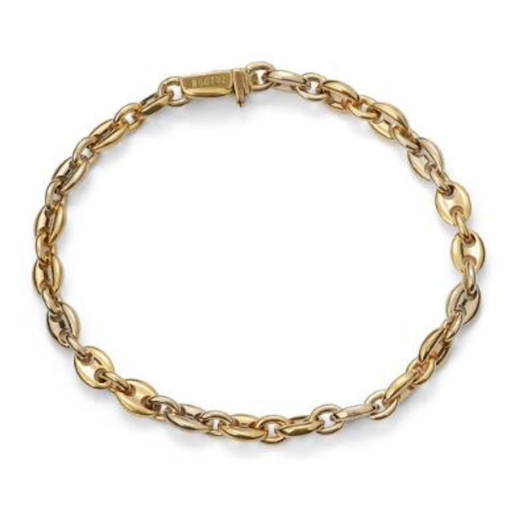 Cartier: A bracelet of 18k gold. Serial no. B60792. Weight app. 16