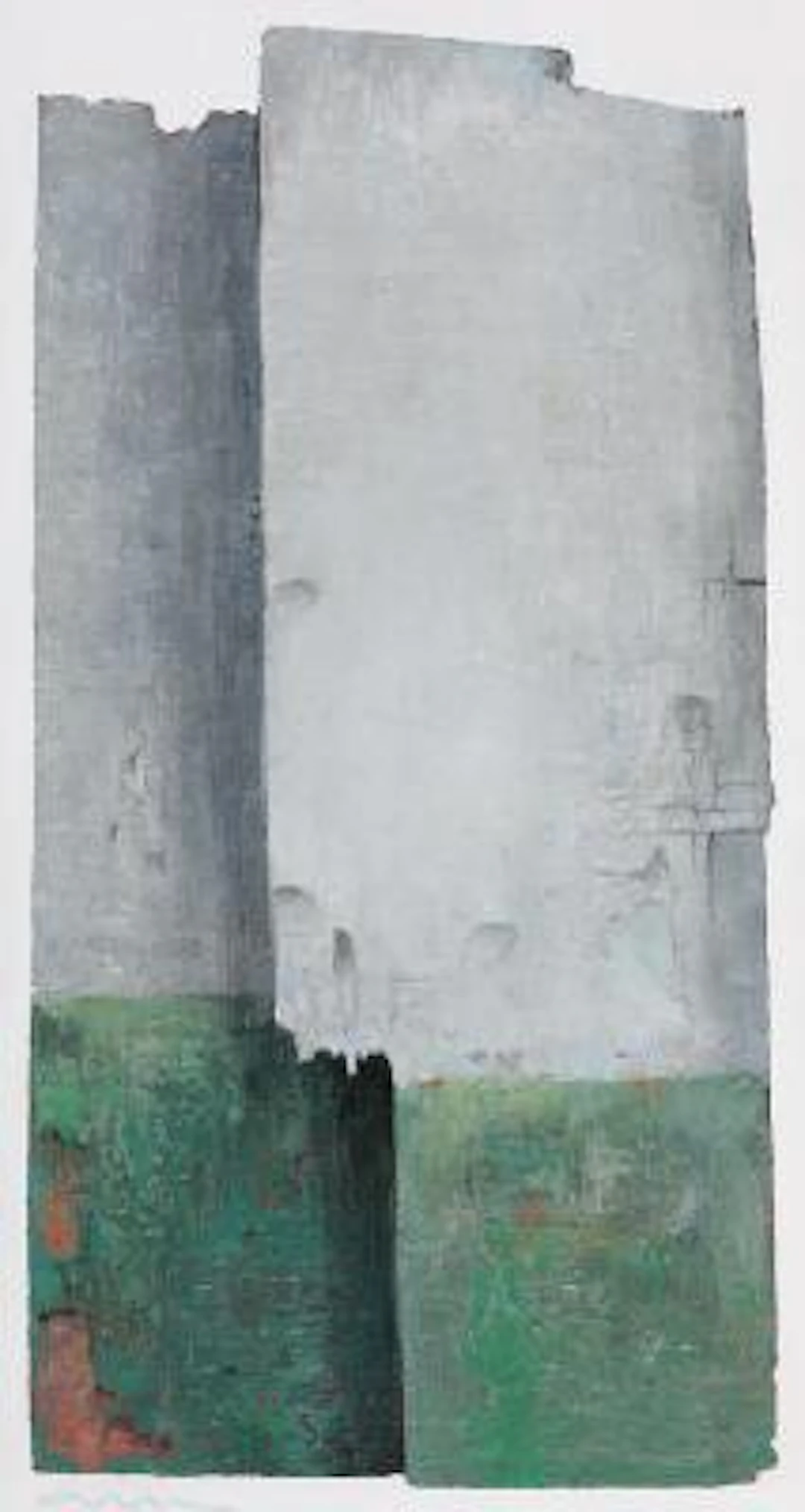 Albert Bertelsen: "Bemalet træ", 1999. Signed with monogram. Oil on