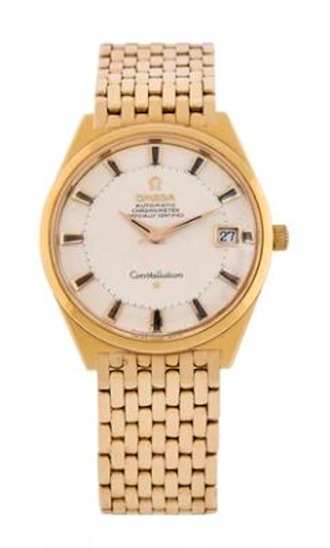 Omega: Constellation of 18k gold, ref. 168.025 (Monocoque). Mechanical
