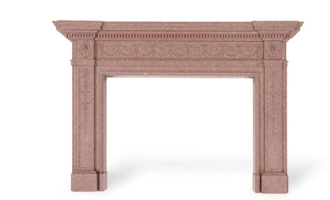 Jamb.: A porphyry chimneypiece, the 'Clarendon' model in a neoclassical