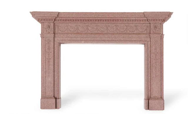 Jamb.: A porphyry chimneypiece, the 'Clarendon' model in a neoclassical