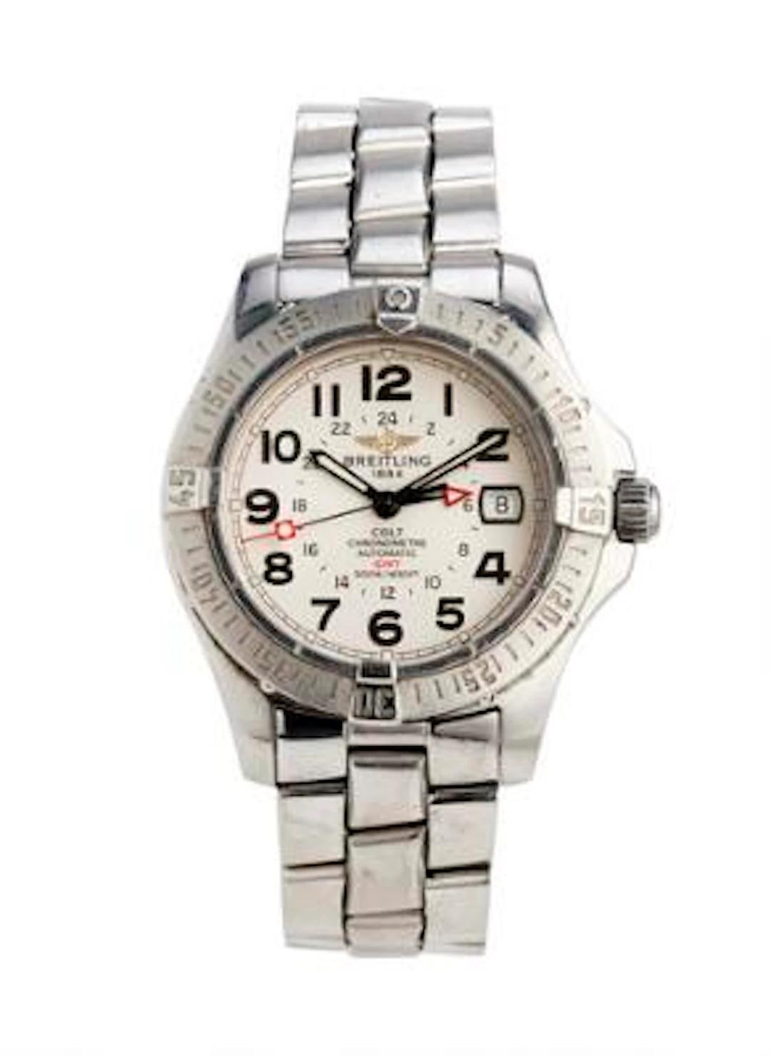 Breitling: Colt of steel, ref. A32350. Mechanical movement with automatic