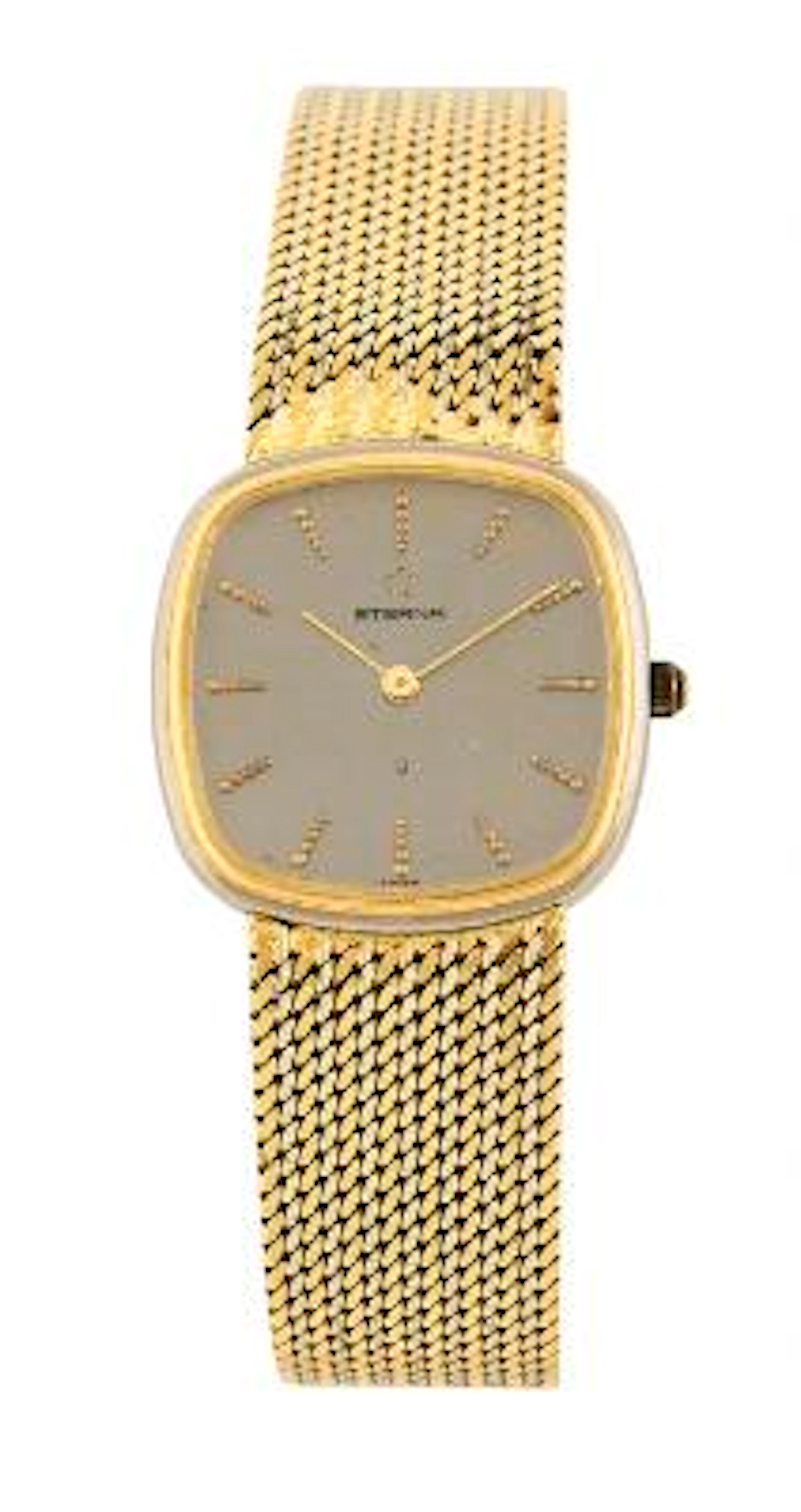 Eterna: "Bi-Colour" of 18k gold and white gold. Mechanical movement