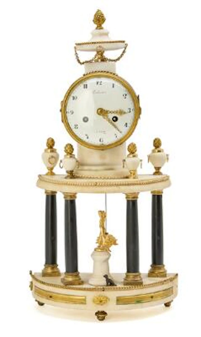 Michel-François Piolaine, master 1787: French Louis XVI mantelpiece