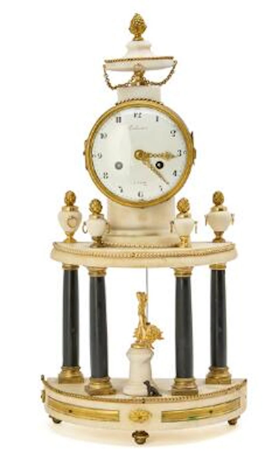 Michel-François Piolaine, master 1787: French Louis XVI mantelpiece