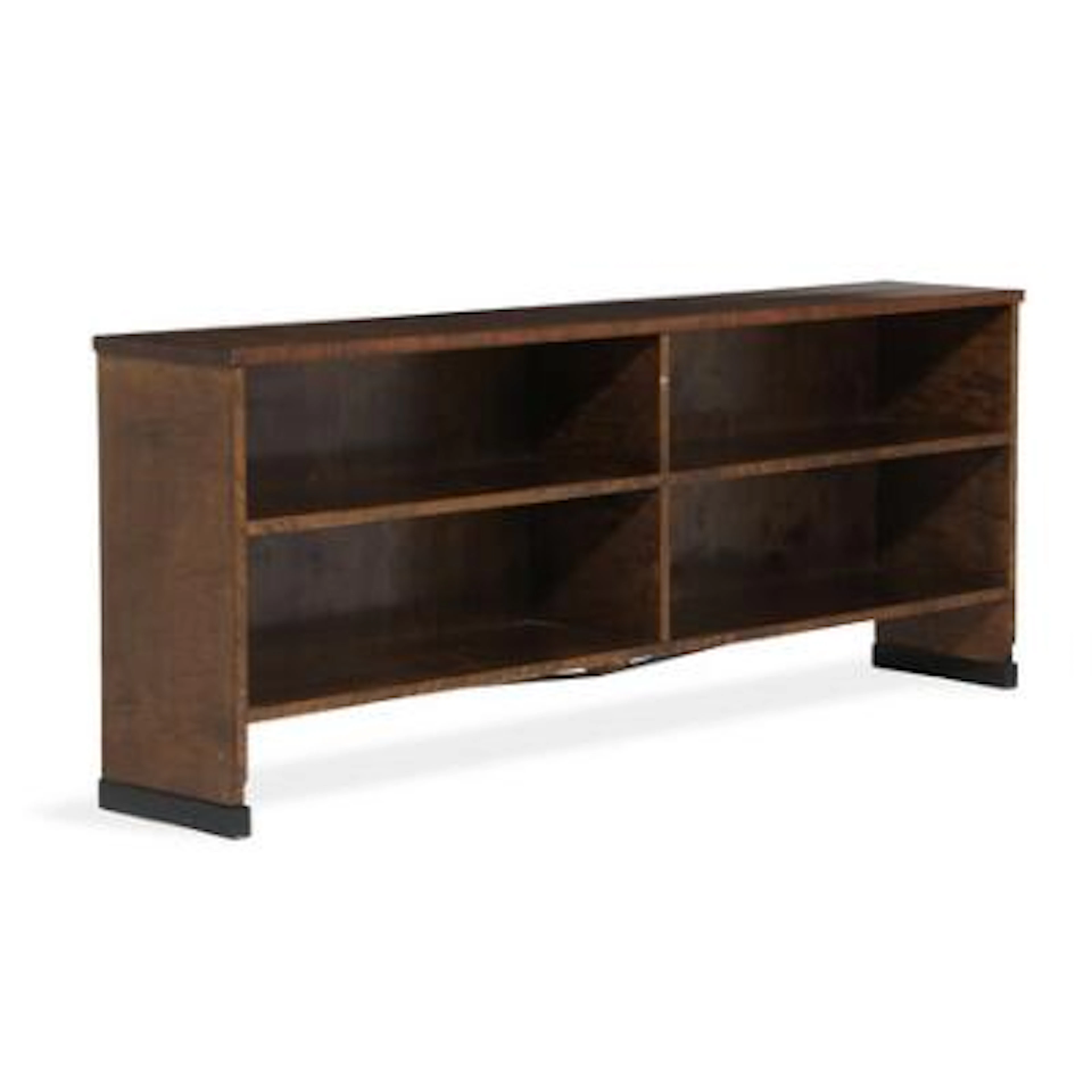 Swedish design: Stained birch funkis book shelf with black lacquered