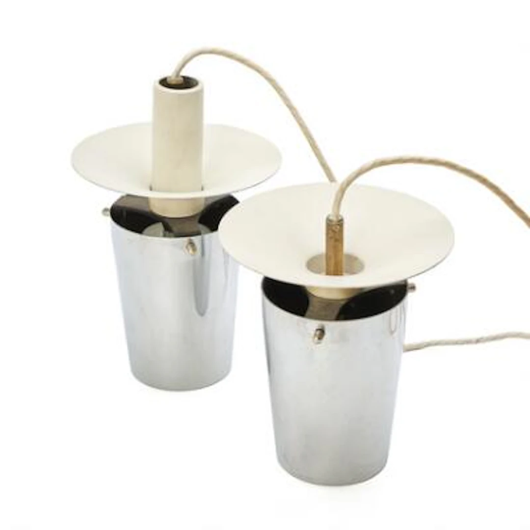 Poul Henningsen: "Artichoke". A pair of socket houses for artichoke