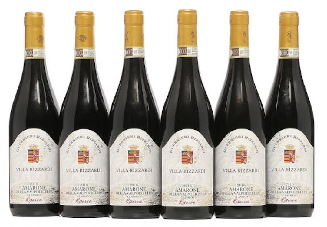 6 bts. Amarone della Valpolicella Classico, Guerrieri Rizzardi 2016