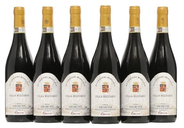 6 bts. Amarone della Valpolicella Classico, Guerrieri Rizzardi 2016