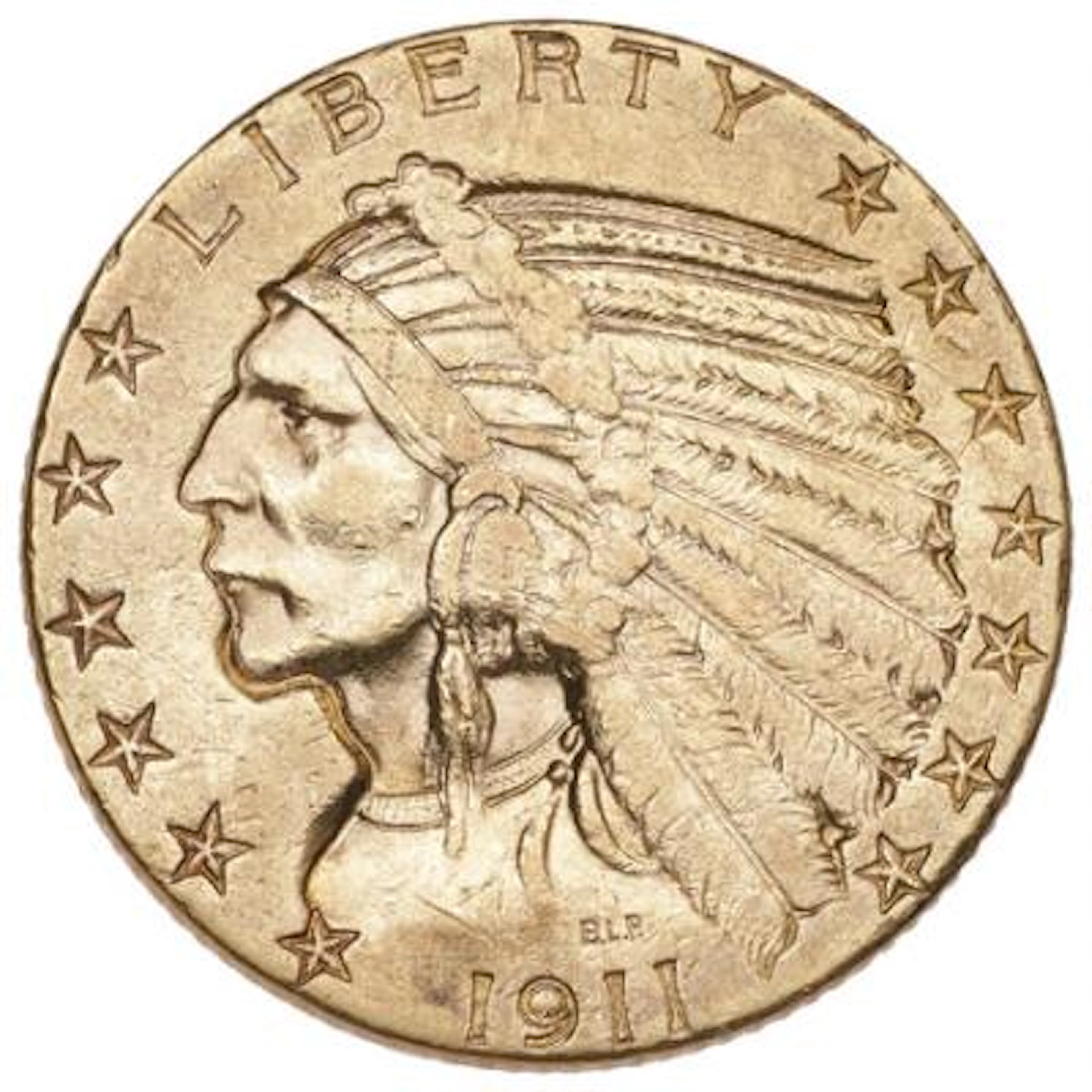 USA, 5 Dollars 1911 "Indian Head", F 148, KM 129 – Bruun Rasmussen Auctioneers