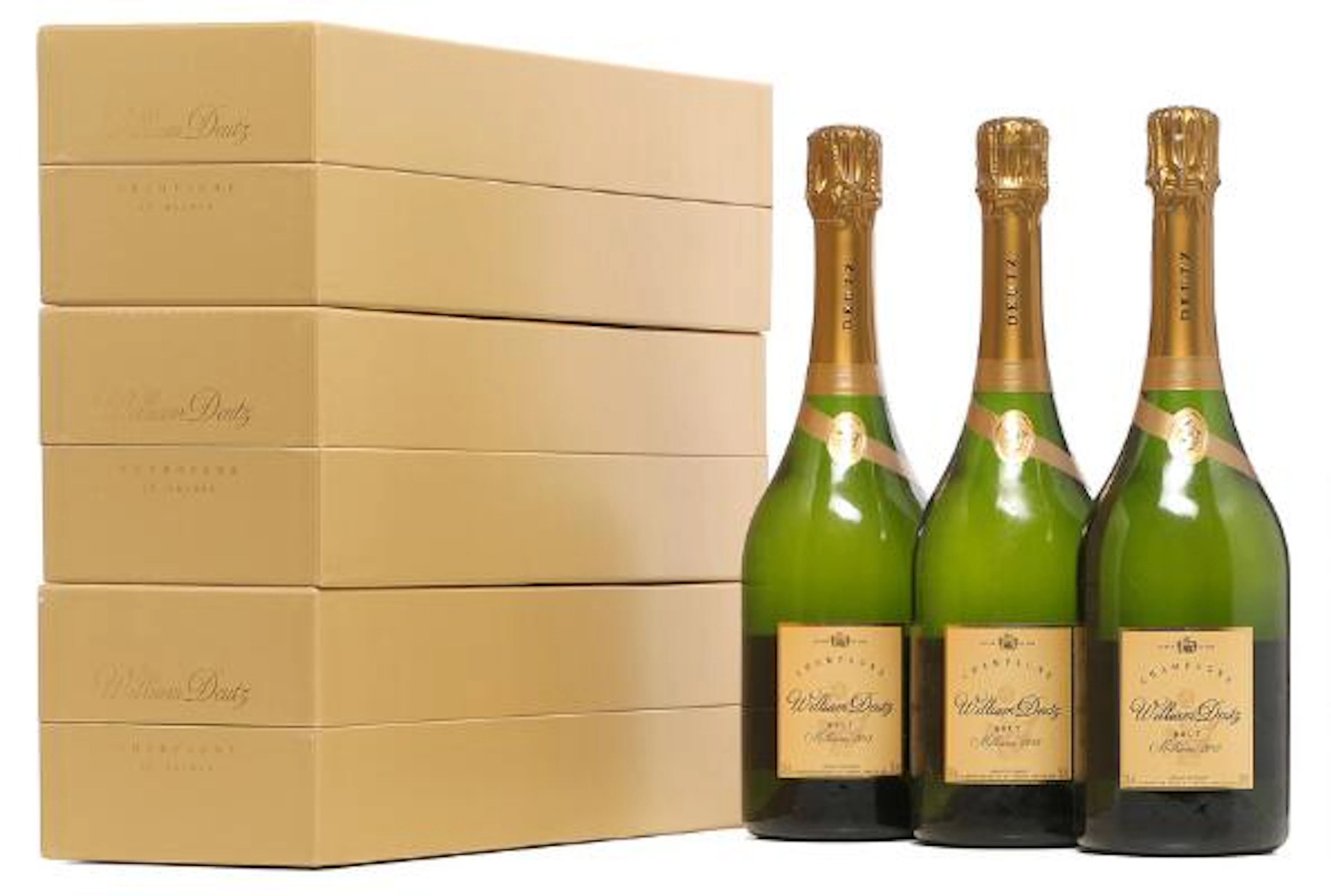 3 bts. Champagne "Cuvée William Deutz", Deutz 2013 A (hf/in). Oc.