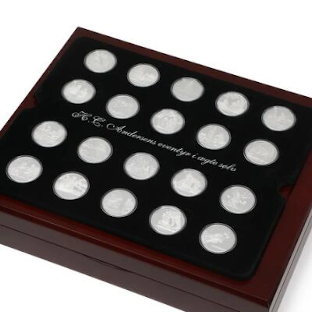 Collection of medals from the series H.C. Andersen, 200th Anniversary