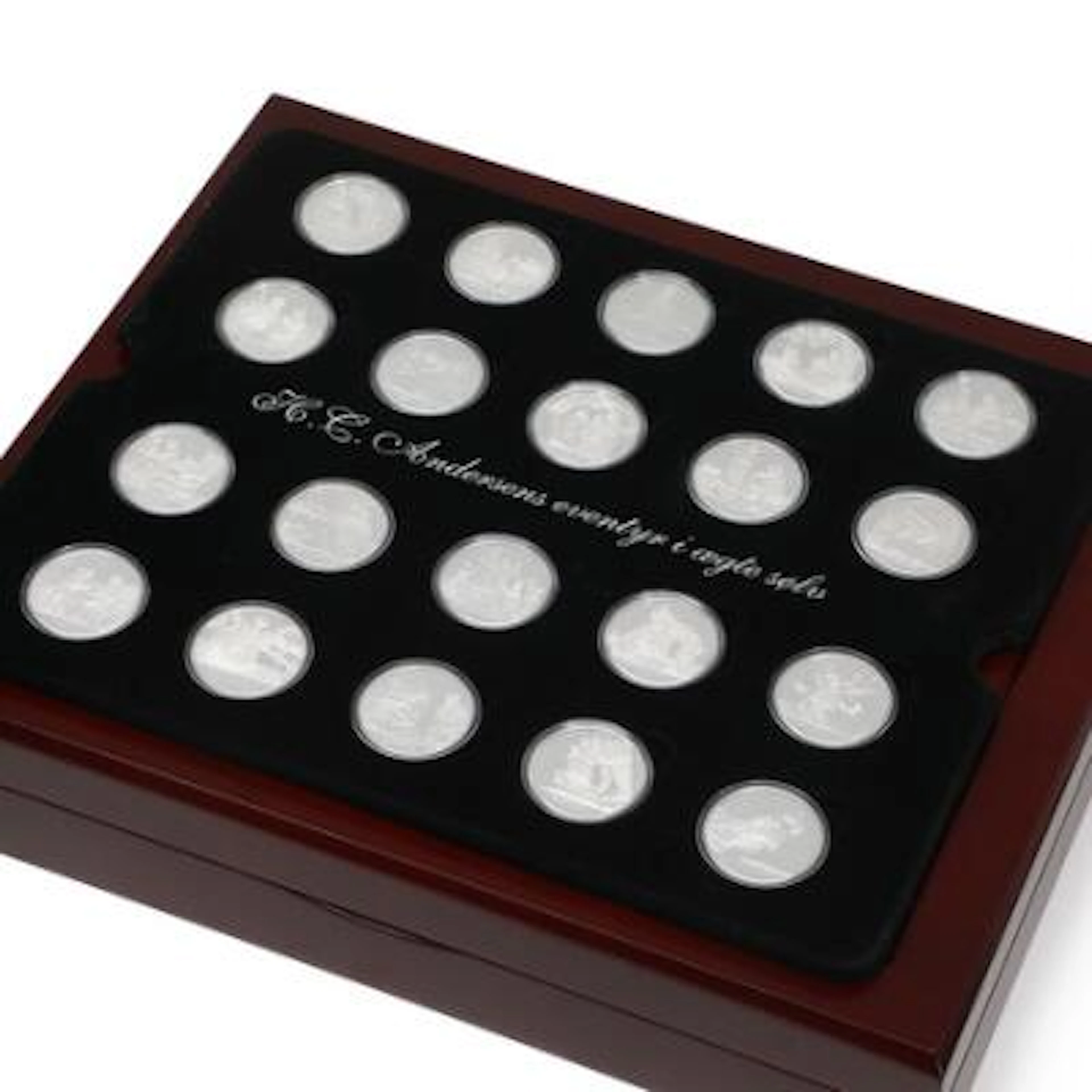 Collection of medals from the series H.C. Andersen, 200th Anniversary