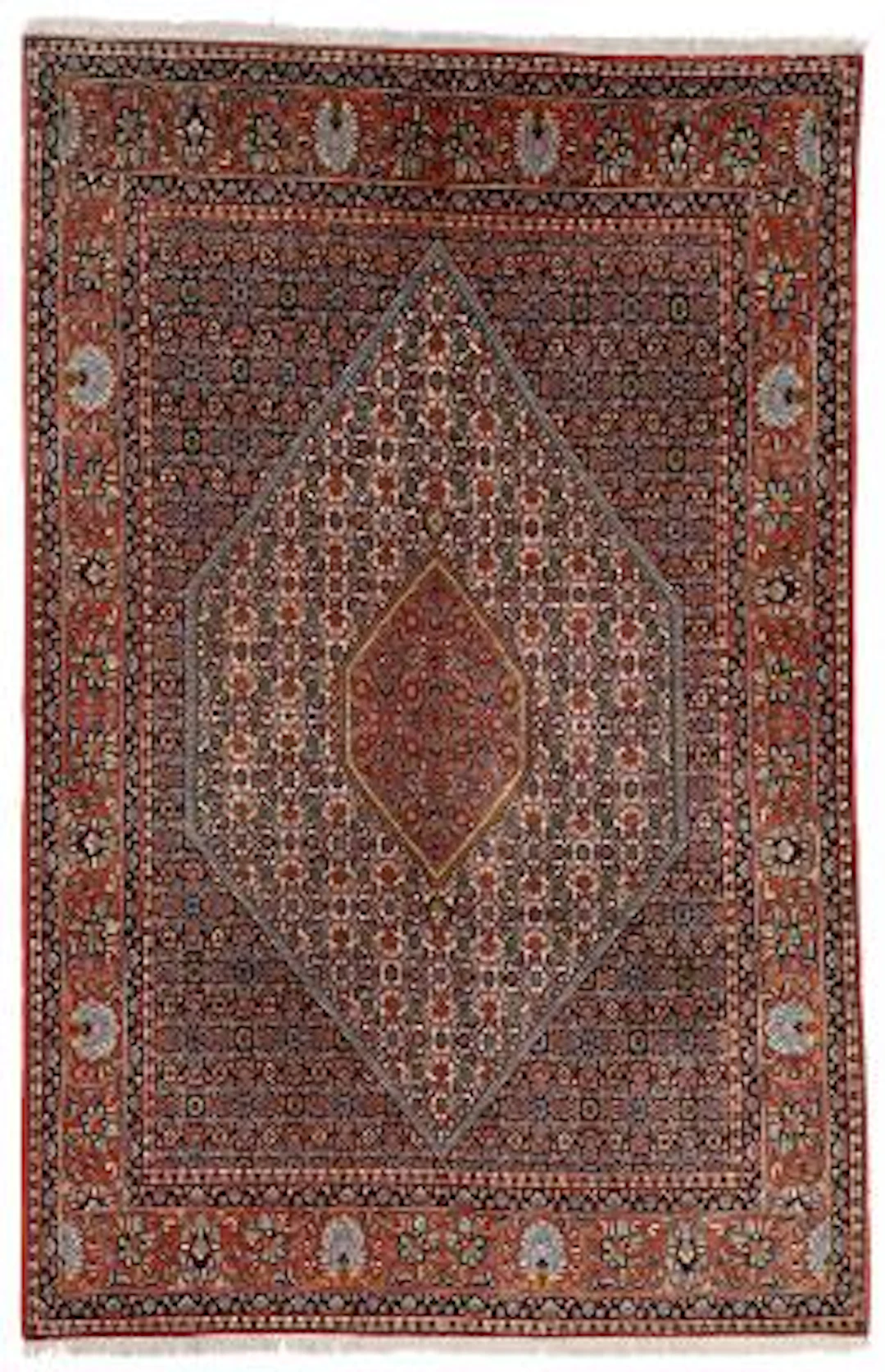 A Bidjar rug, Persia. Classical medallion design. 21st century. 198