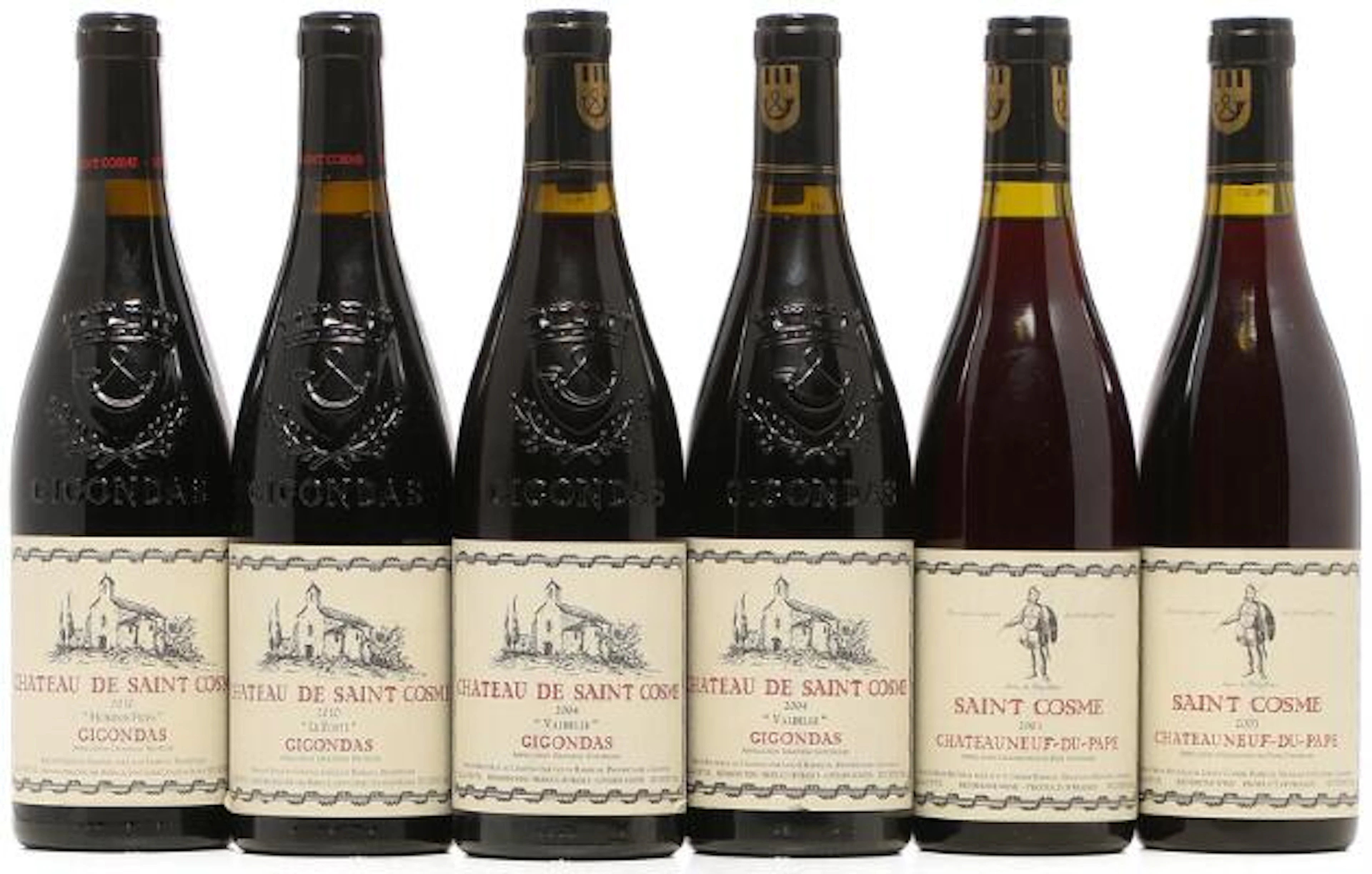 1 bt. Gigondas "Hominis Fides", Chateau De Saint Cosme 2010 A (hf/in).