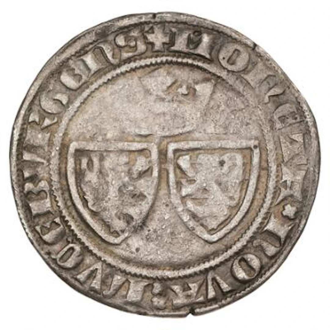 Luxembourg, Wenceslas I, 1353-1383, Gros blanc d'argent; Boudeau 1870