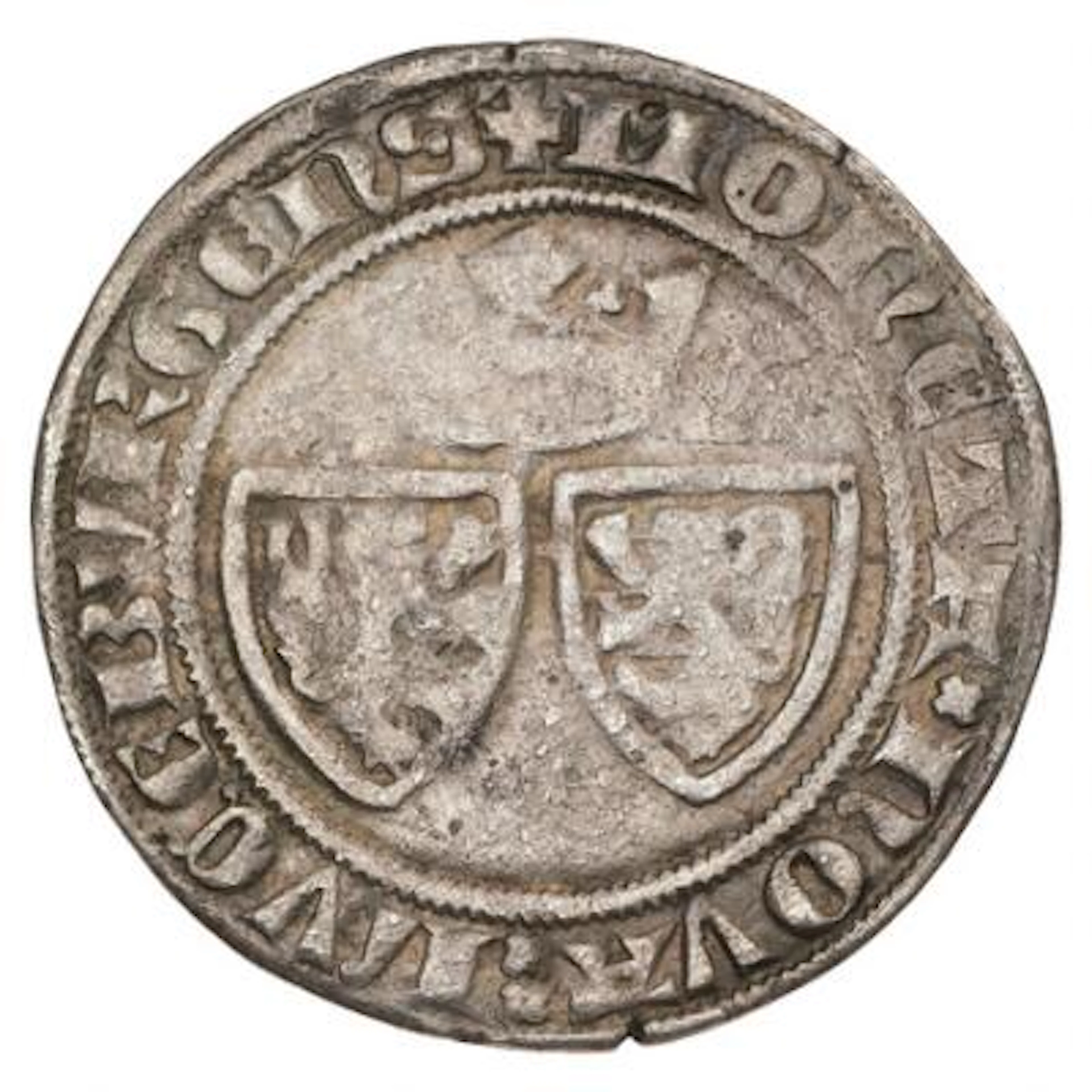 Luxembourg, Wenceslas I, 1353-1383, Gros blanc d'argent; Boudeau 1870