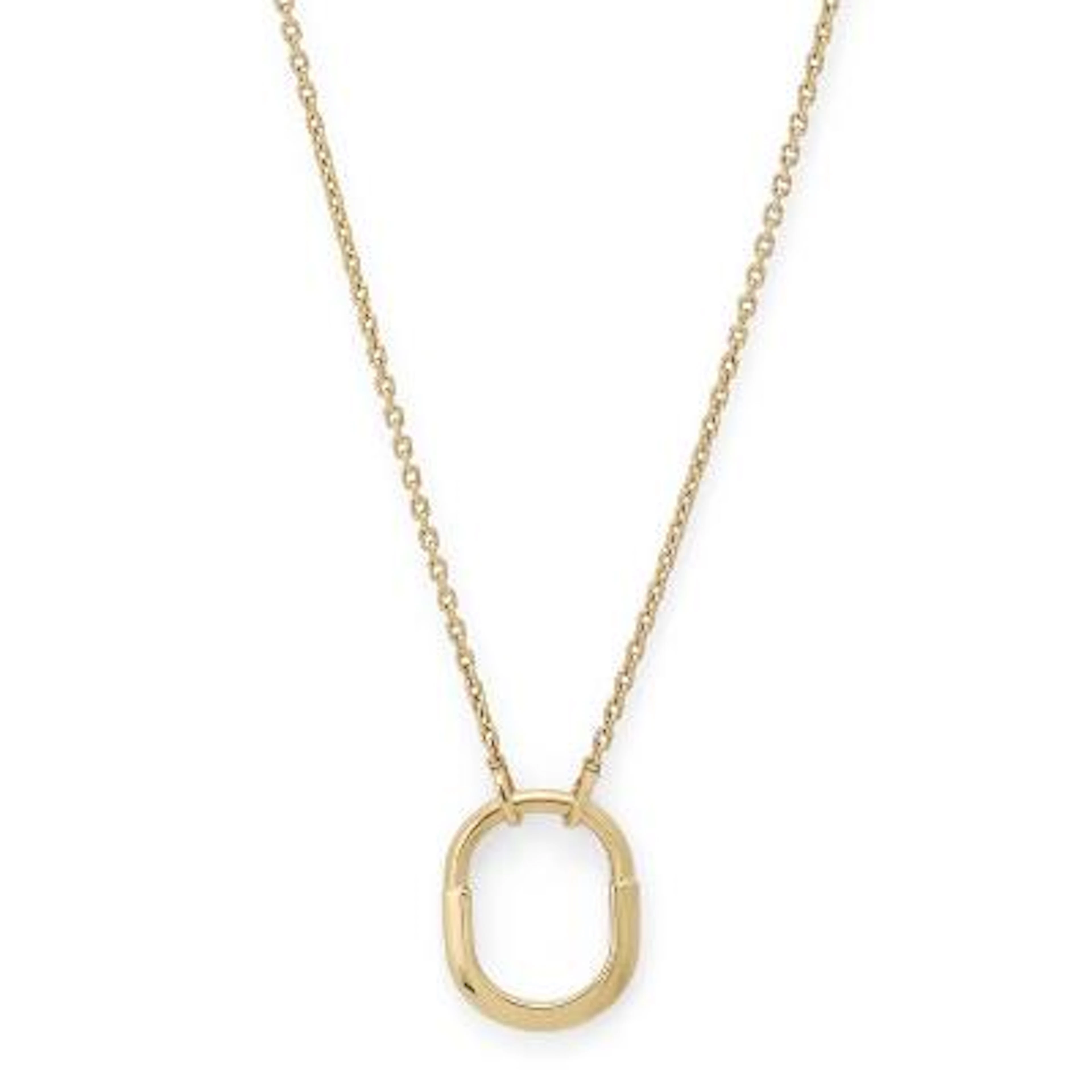 Tiffany & Co.: A "Lock" necklace with a pendant, mounted in 18k gold.