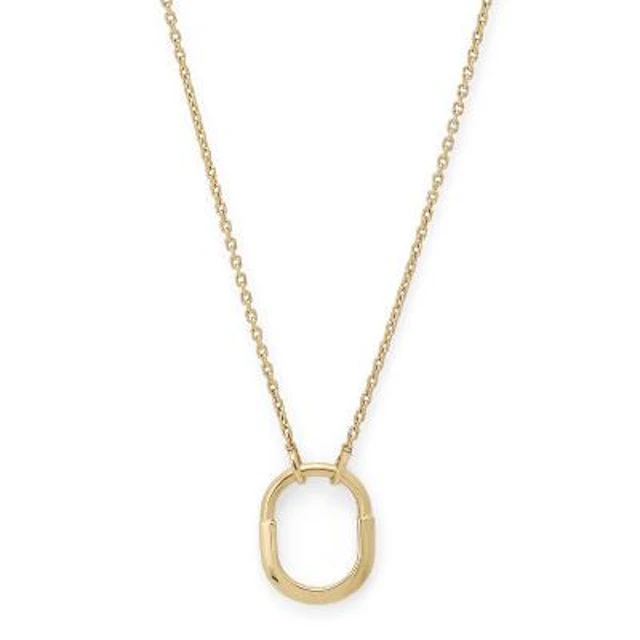 Tiffany & Co.: A "Lock" necklace with a pendant, mounted in 18k gold.
