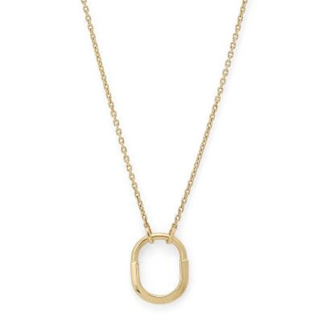 Tiffany & Co.: A "Lock" necklace with a pendant, mounted in 18k gold.