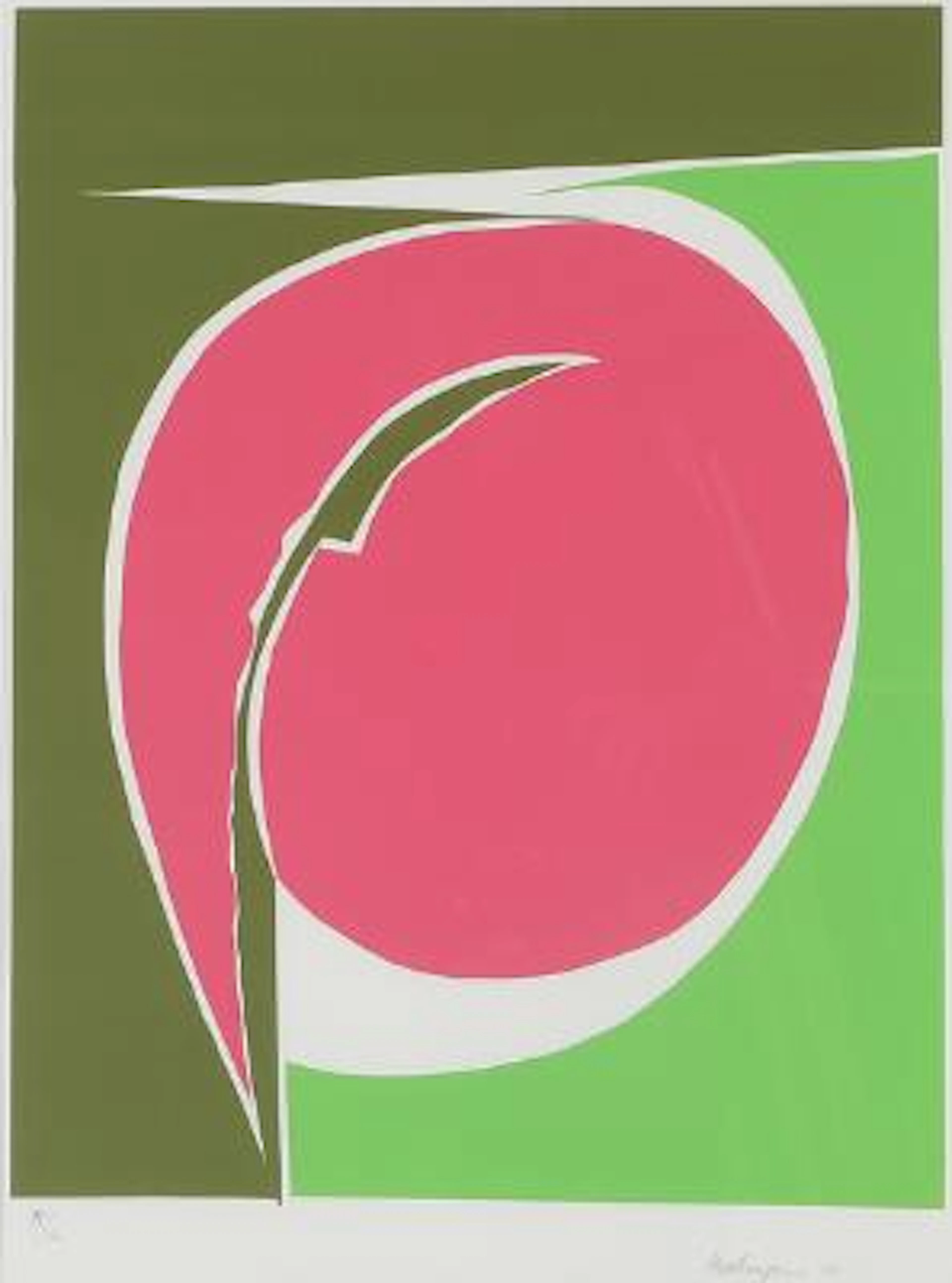 Richard Mortensen: "Stimuli", 1985. Signed and dated Mortensen 81
