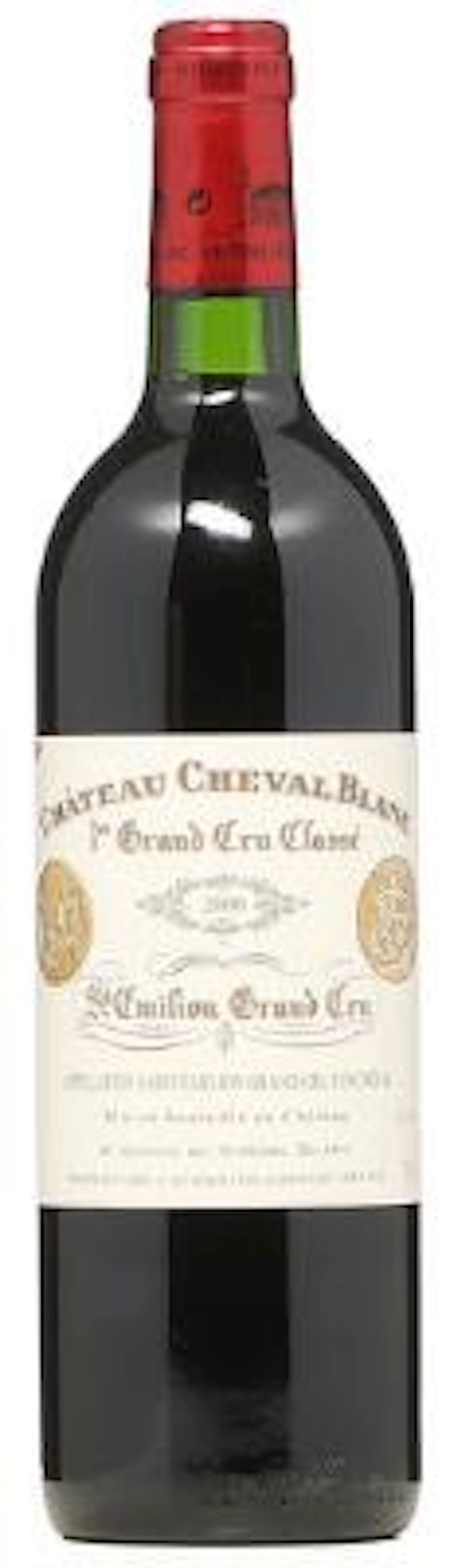 1 bt. Château Cheval Blanc, 1. Grand Cru Classé A 2000 A (hf/in).
