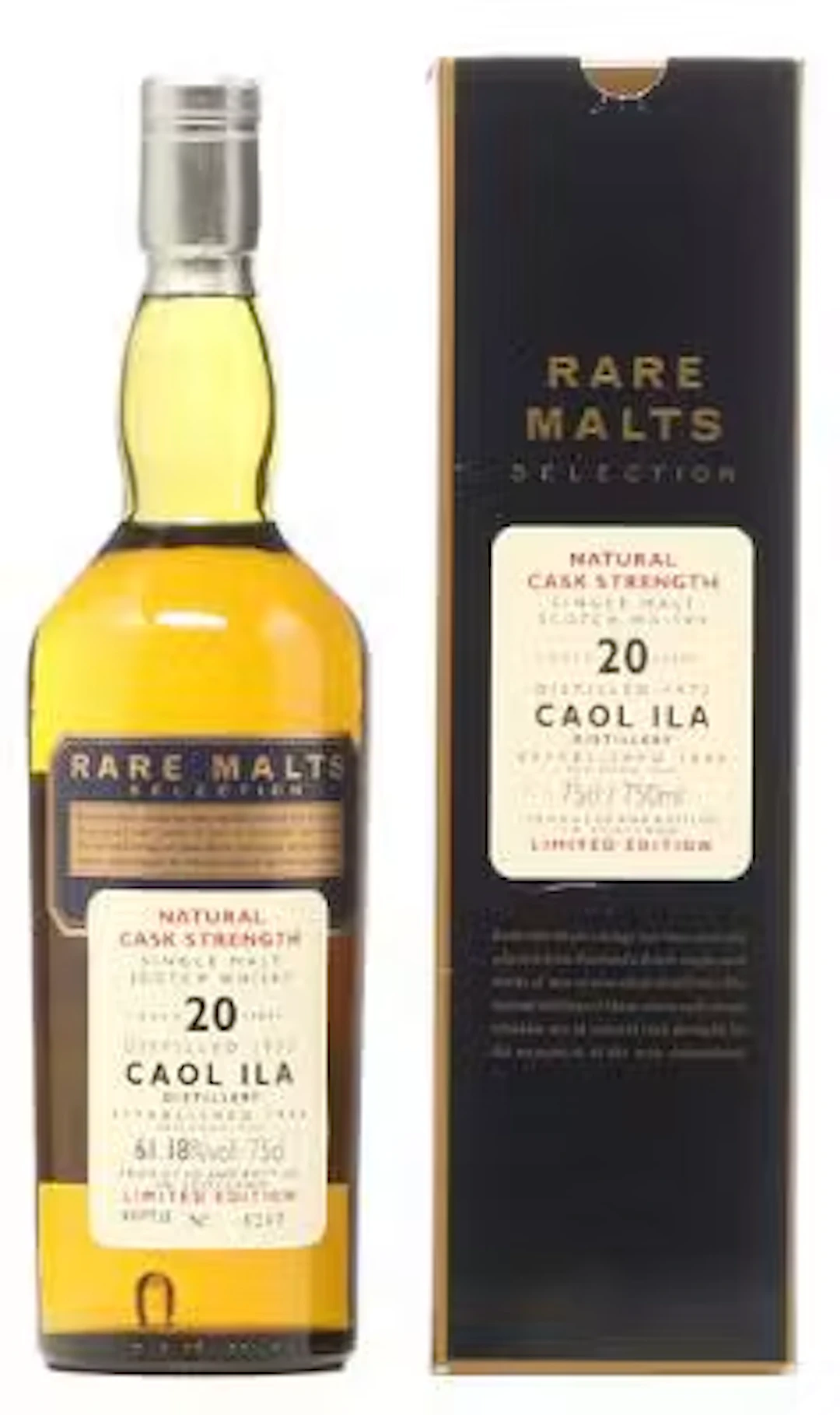 1 bt. Caol Ila 20 Years Old, Natural Cask Strength, Rare Malts Selection