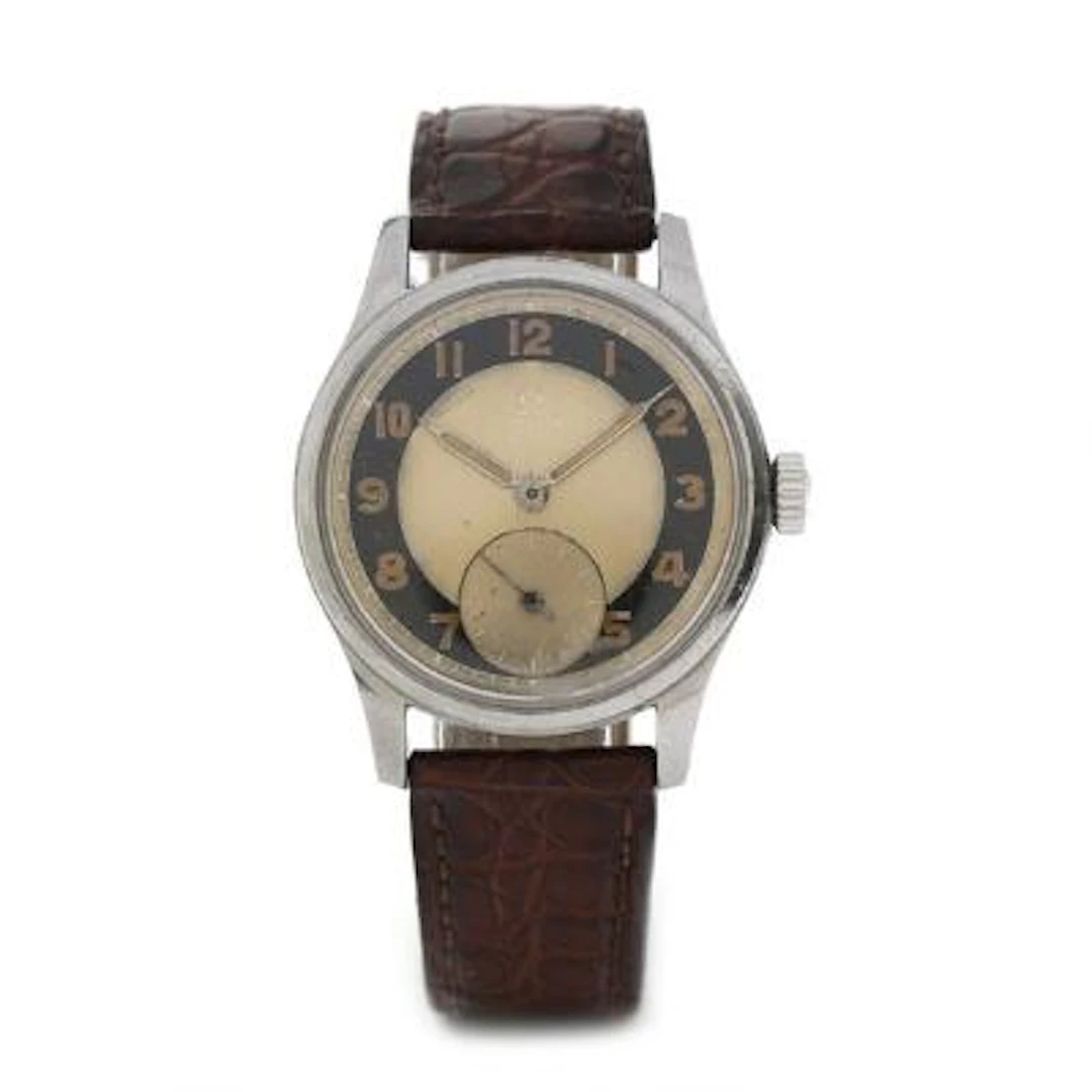 Omega: Suverän of steel, ref. 2400-1. Mechanical movement with manual