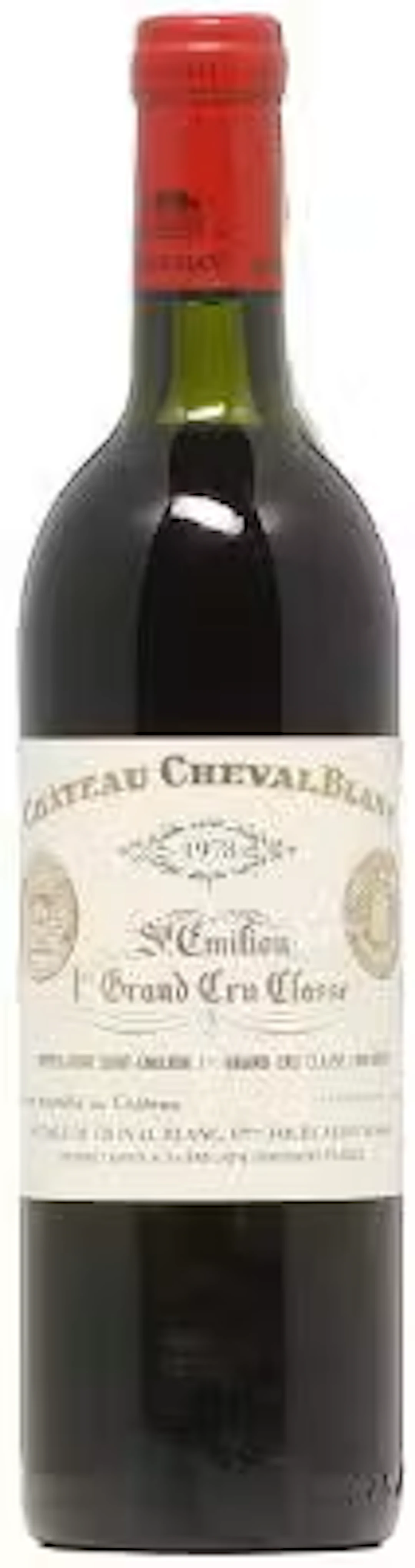 1 bt. Château Cheval Blanc, 1. Grand Cru Classé A 1978 A/B (ts). –
