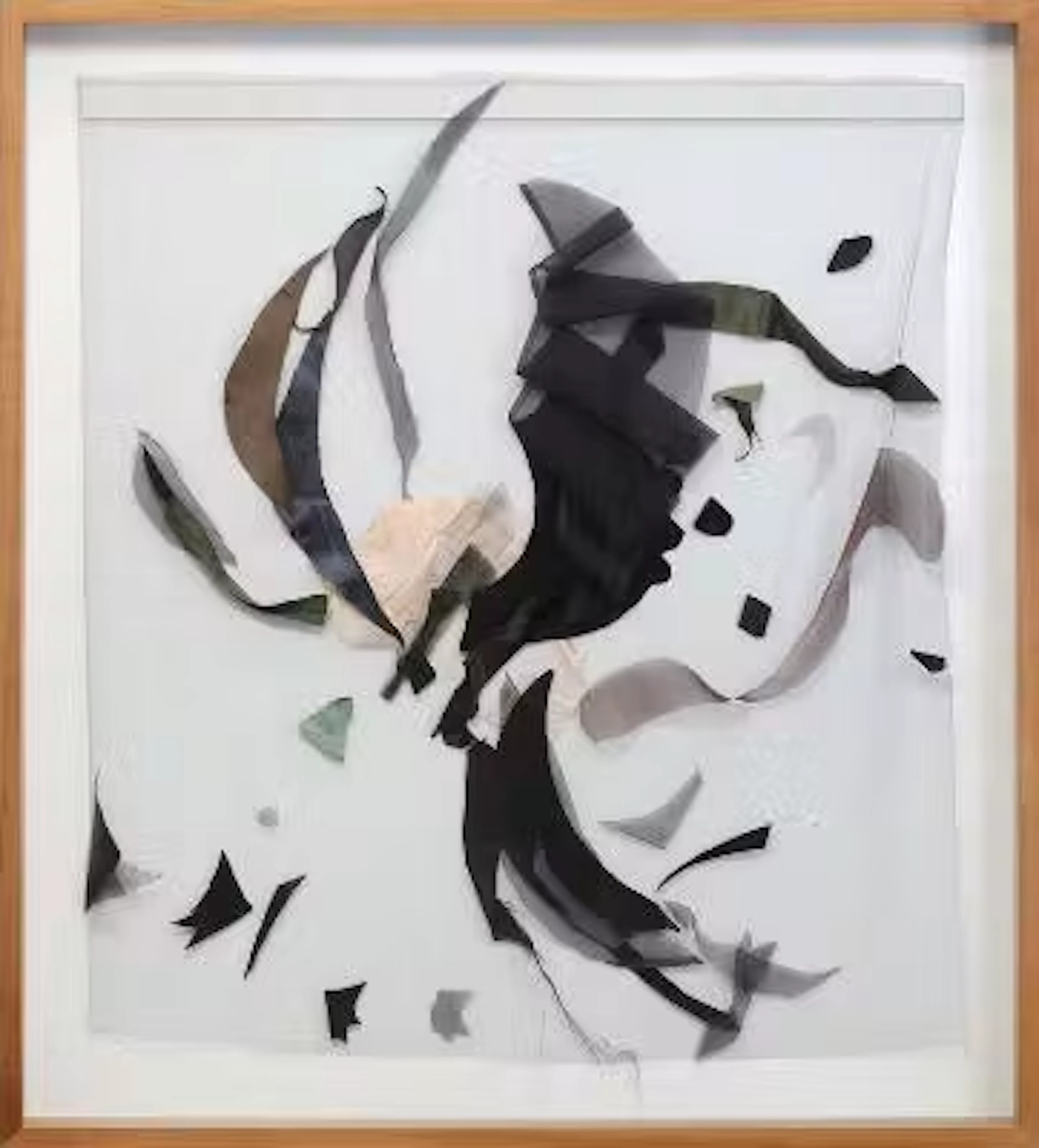 Pernille Egeskov: Secret 05". Signed and titled on the reverse. Textile