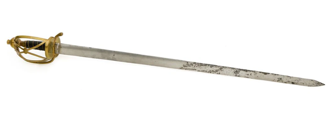 Danish Model 1789 pallasch with a blade (approx. 93 cm long) from