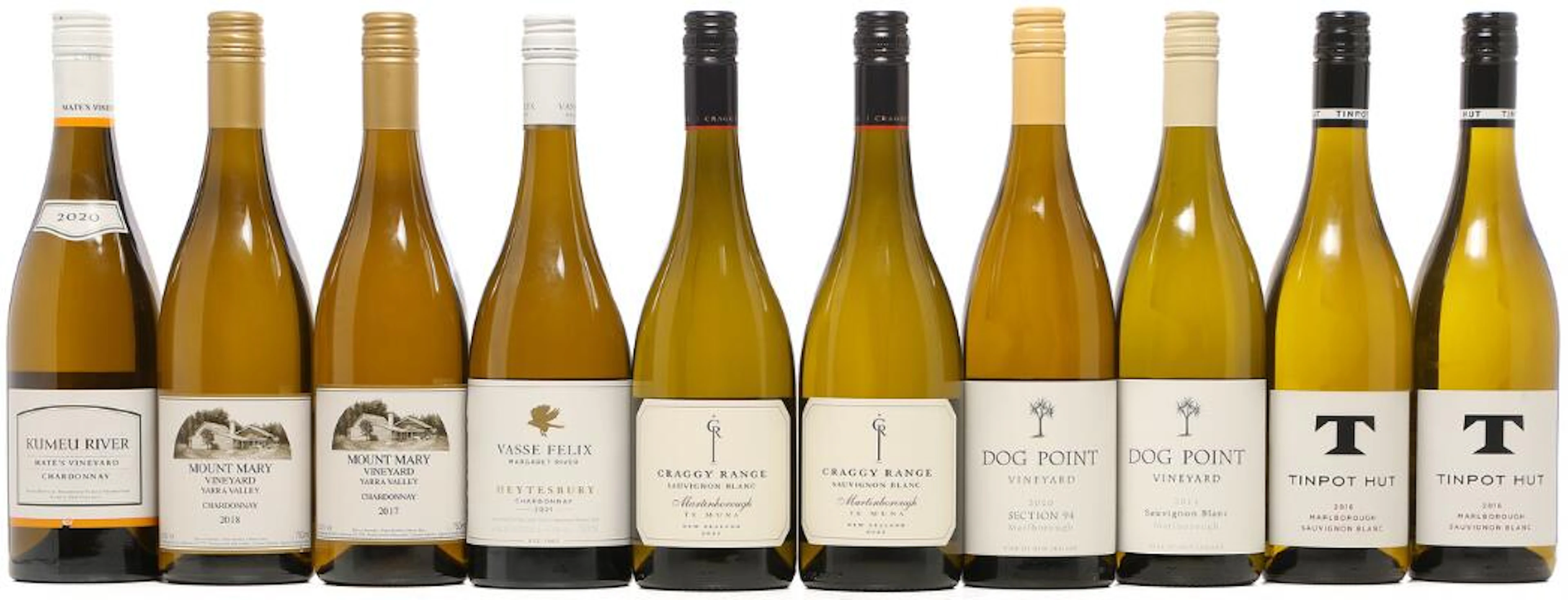 1 bt. Chardonnay “Maté’s Vineyard”, Kumeu River 2020 A (hf/in). etc.