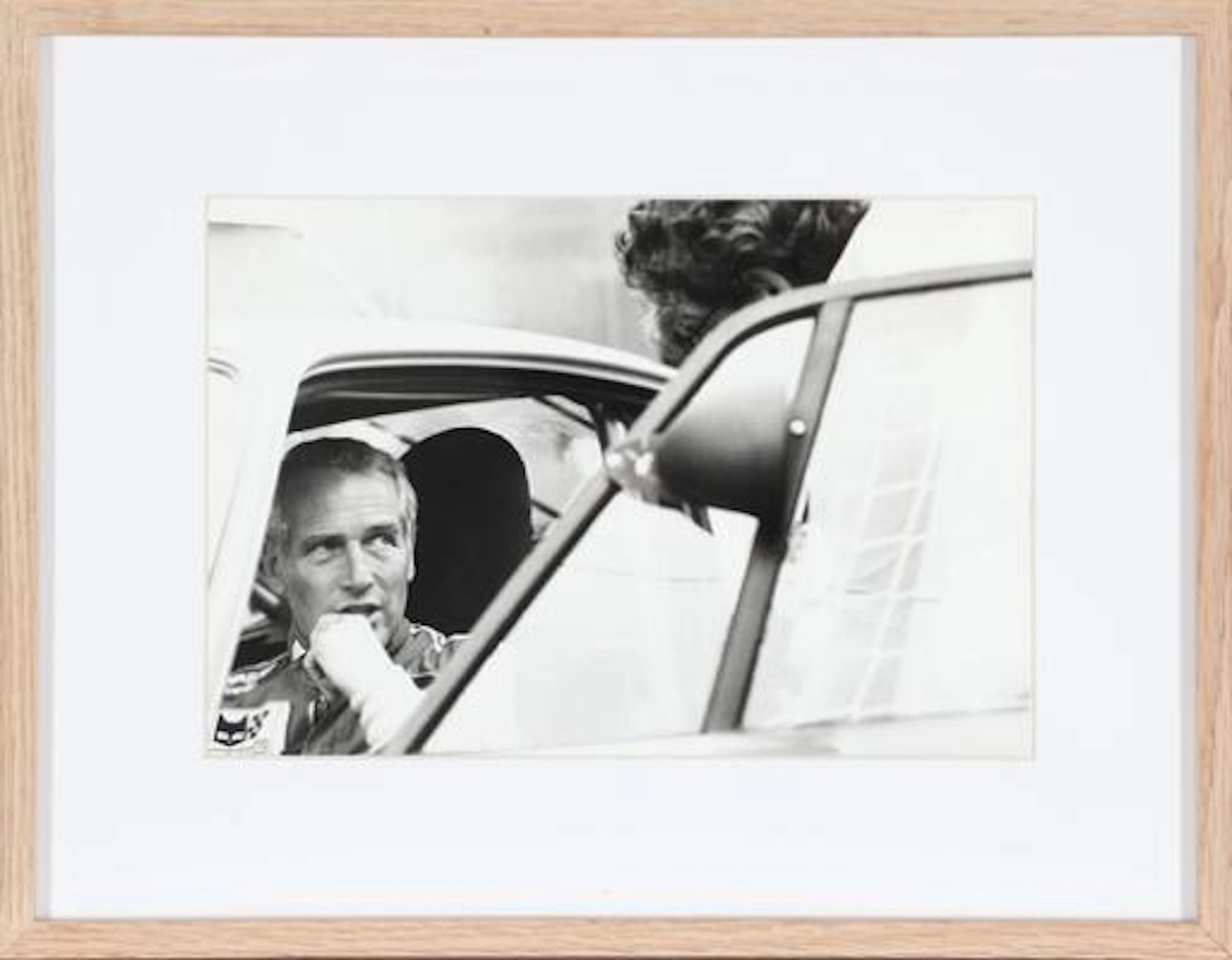The American actor Paul Newman (1925–2008) at the Le Mans race in